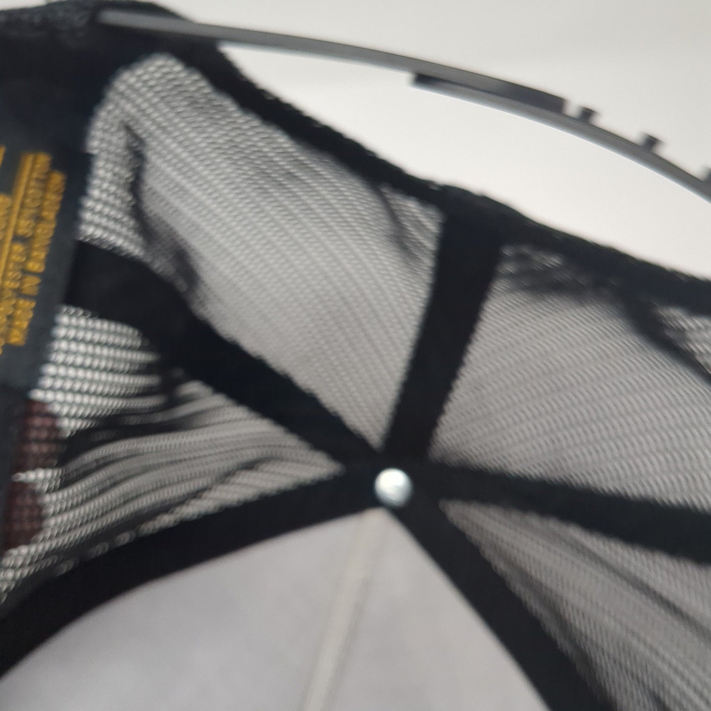 MC Storm Services Trucker Hat Black One Size Adjustable 6 Panel Mesh Back