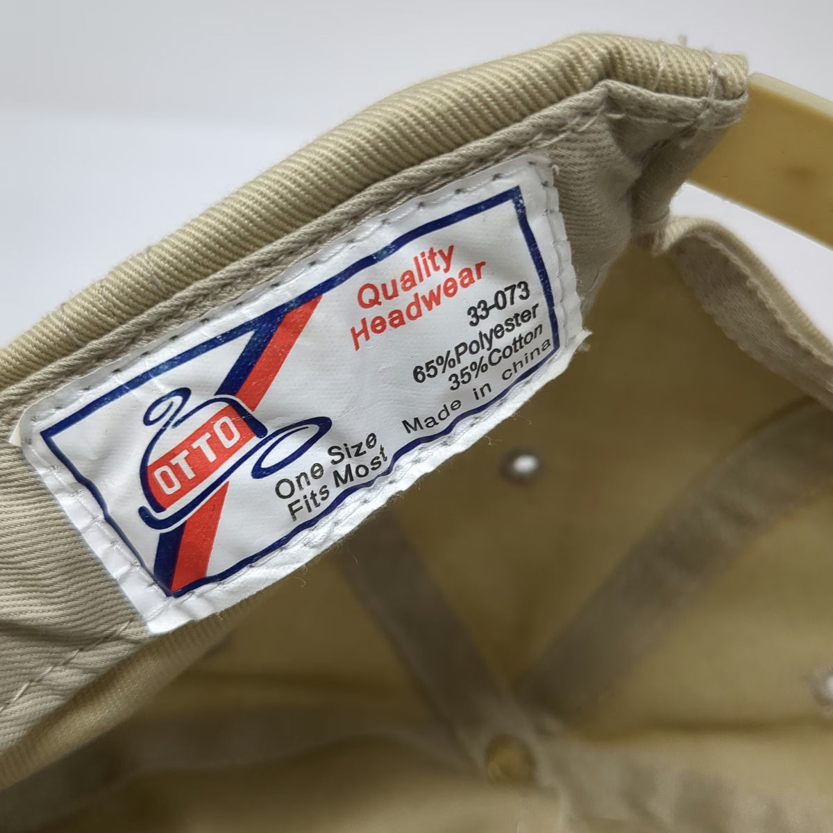 Otto 5 Panel Beige Hat One Size Snapback Rope Barclay Mechanical Paul ID Welder