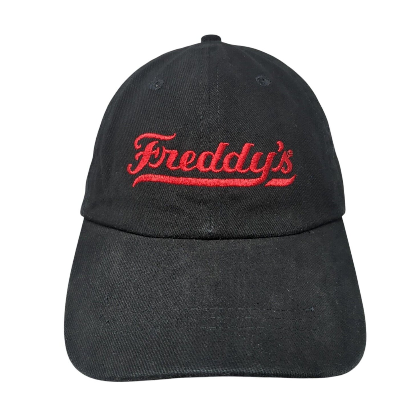 Freddy's Slideback Baseball Cap Black OS Adjustable Embroidered Apollo USA