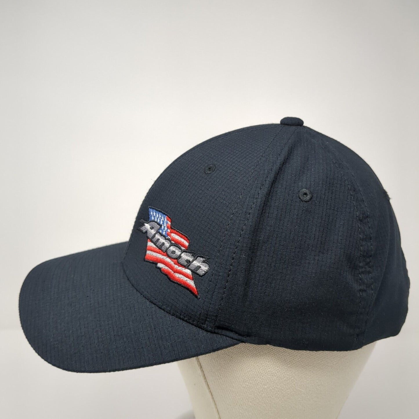 Amoth USA Flag Snapback Hat Black One Size Flexfit 110 Port Authority