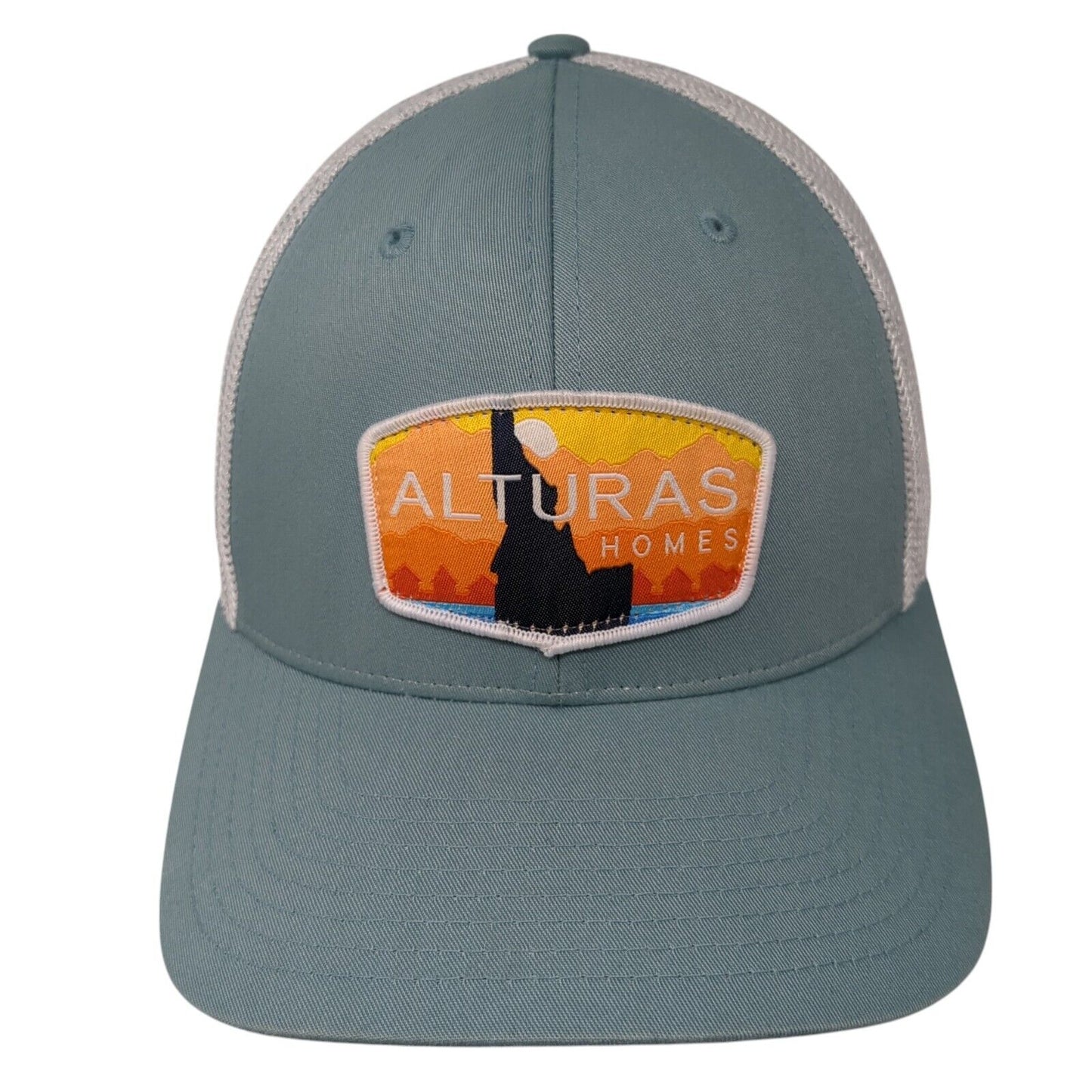 Alturas Homes Patch Fitted Trucker Hat Blue L/XL Mesh Back Richardson