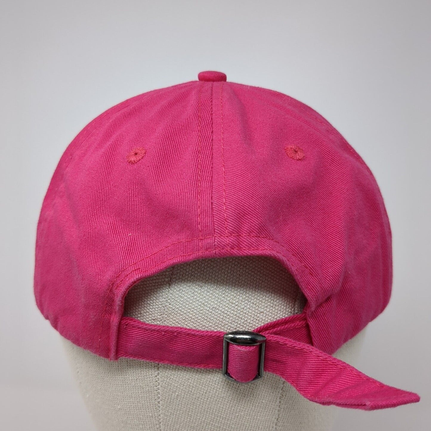 NASA Slideback Hat Pink One Size Adjustable Embroidered Prairie Mountain