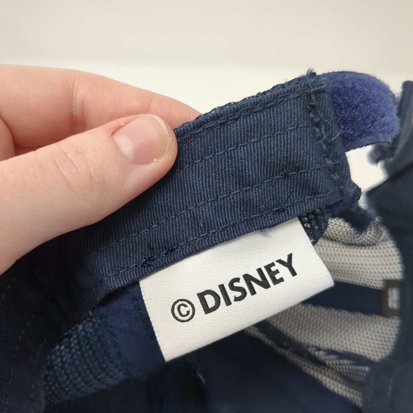 Disney Springs Strapback Trucker Hat Blue One Size Mesh Back Outdoor