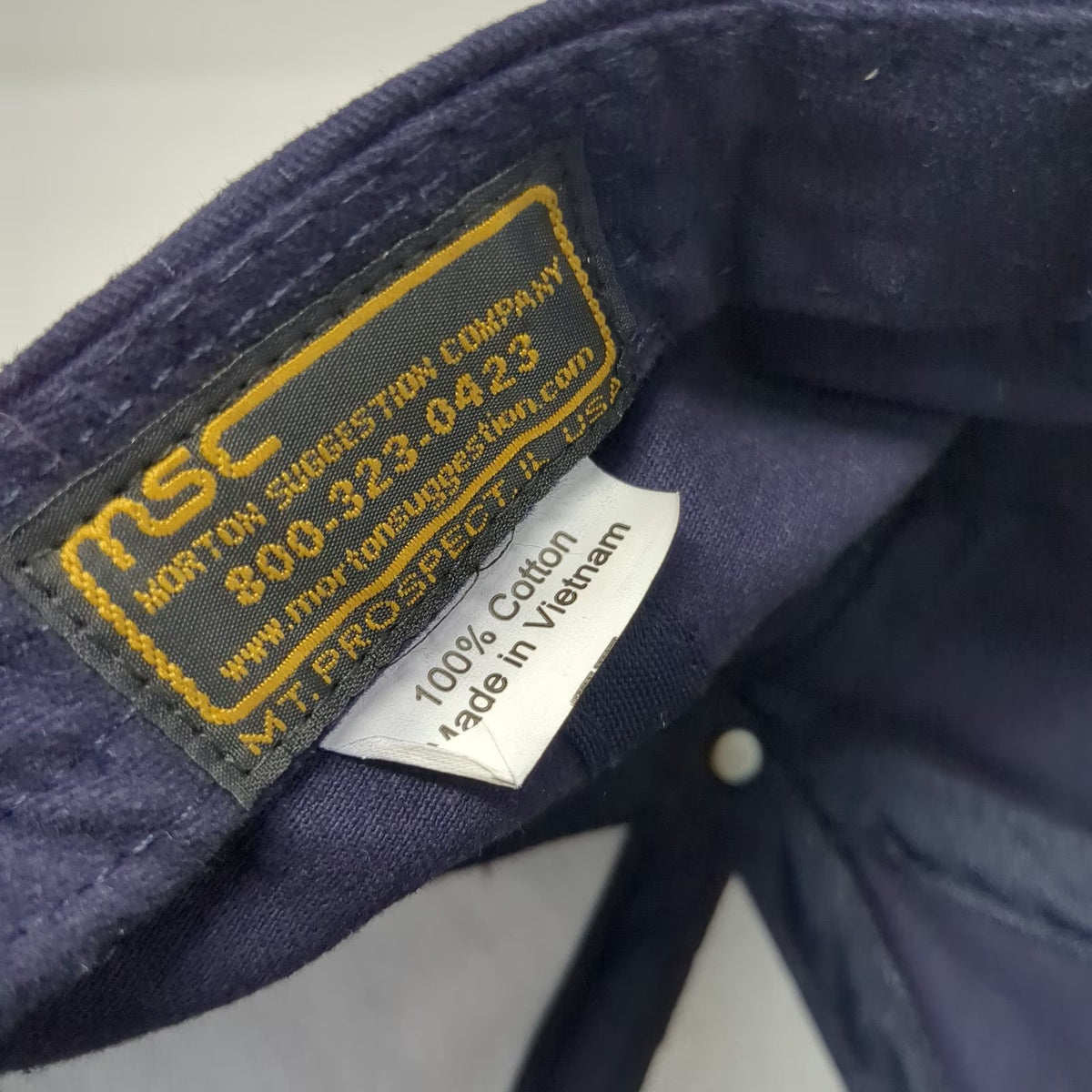 MSC Baseball Cap Blue One Size Operation Lifesaver Rail Safety Strapback Hat