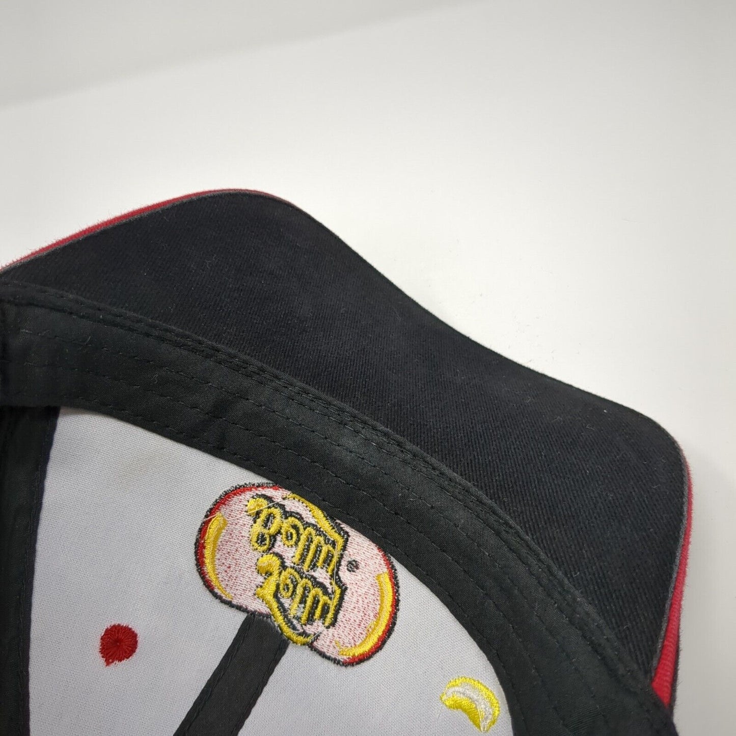 Jelly Belly Slideback Hat Black One Size Adjustable Embroidered Town Talk