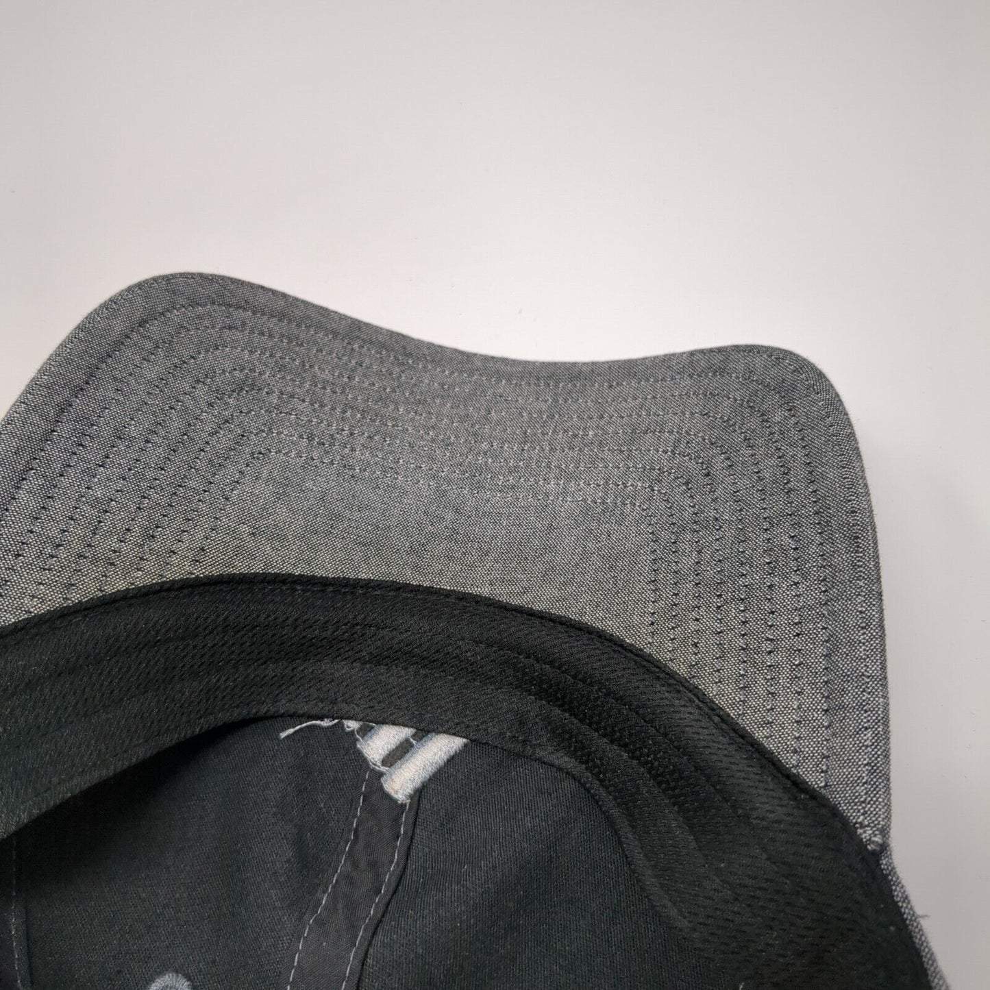 Adidas 3 Stripes Slideback Hat Gray One Size Embroidered Climalite