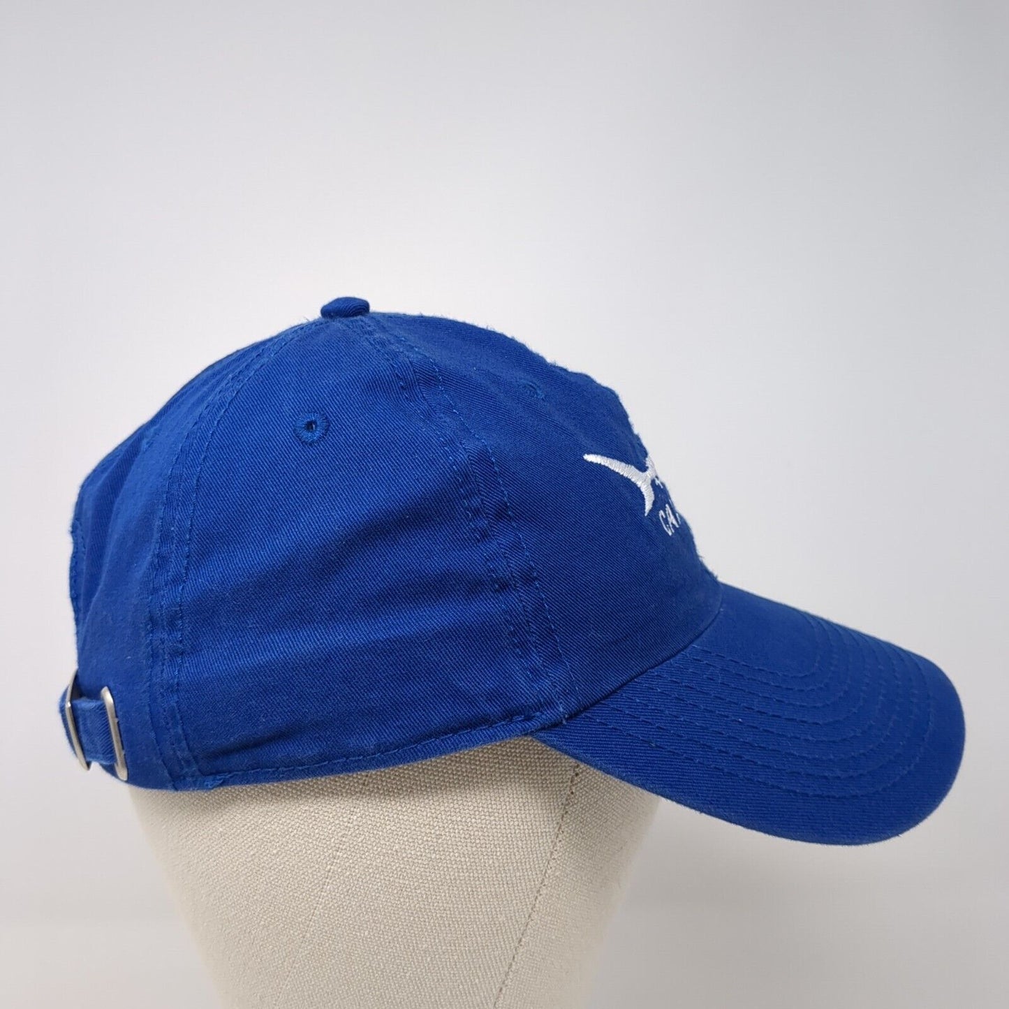 Cape Cod Slideback Hat Blue One Size Adjustable Embroidered Solt As A Grape