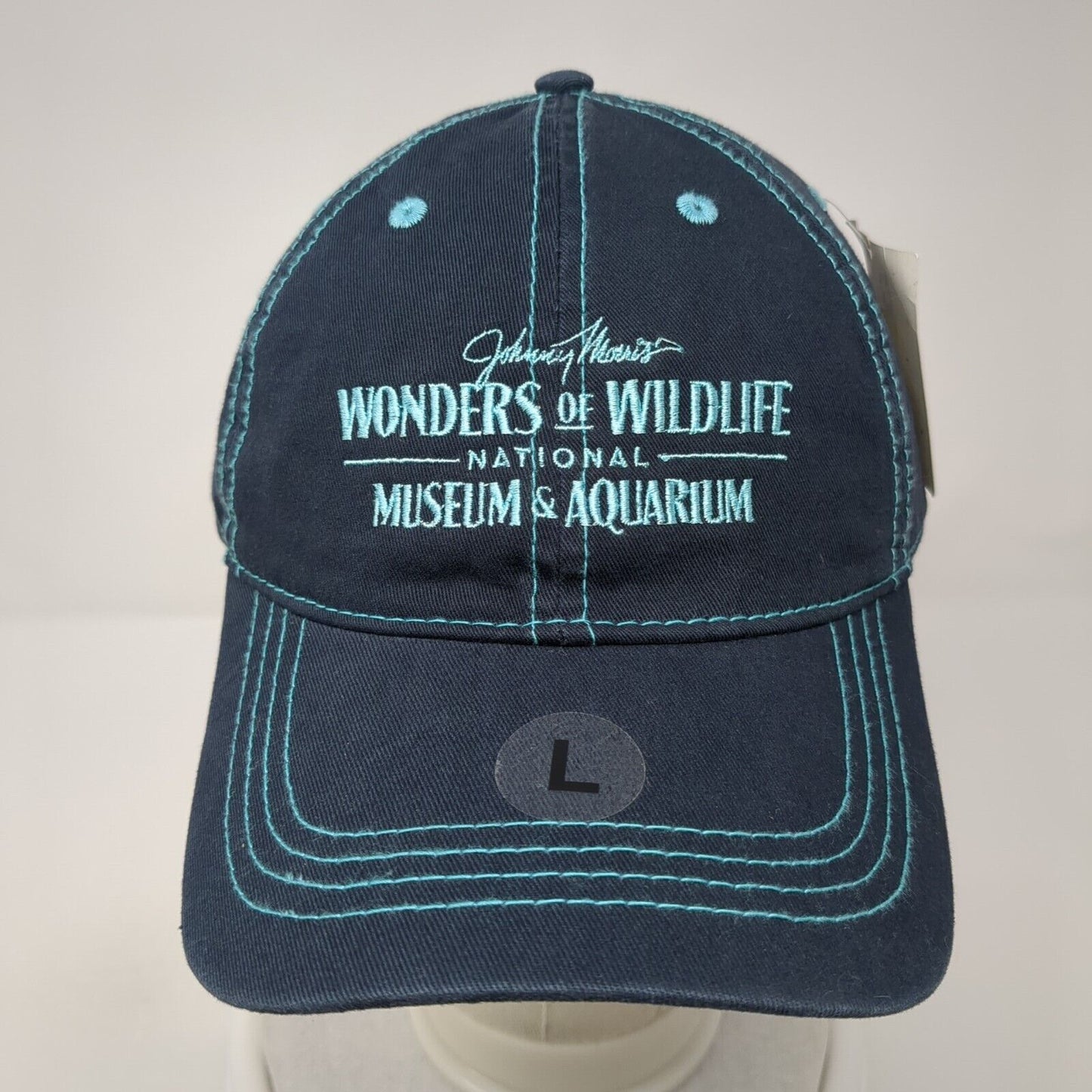Johnny Morris Wonder Of Wildlife National Museum & Aquarium Slideback Hat Blue L