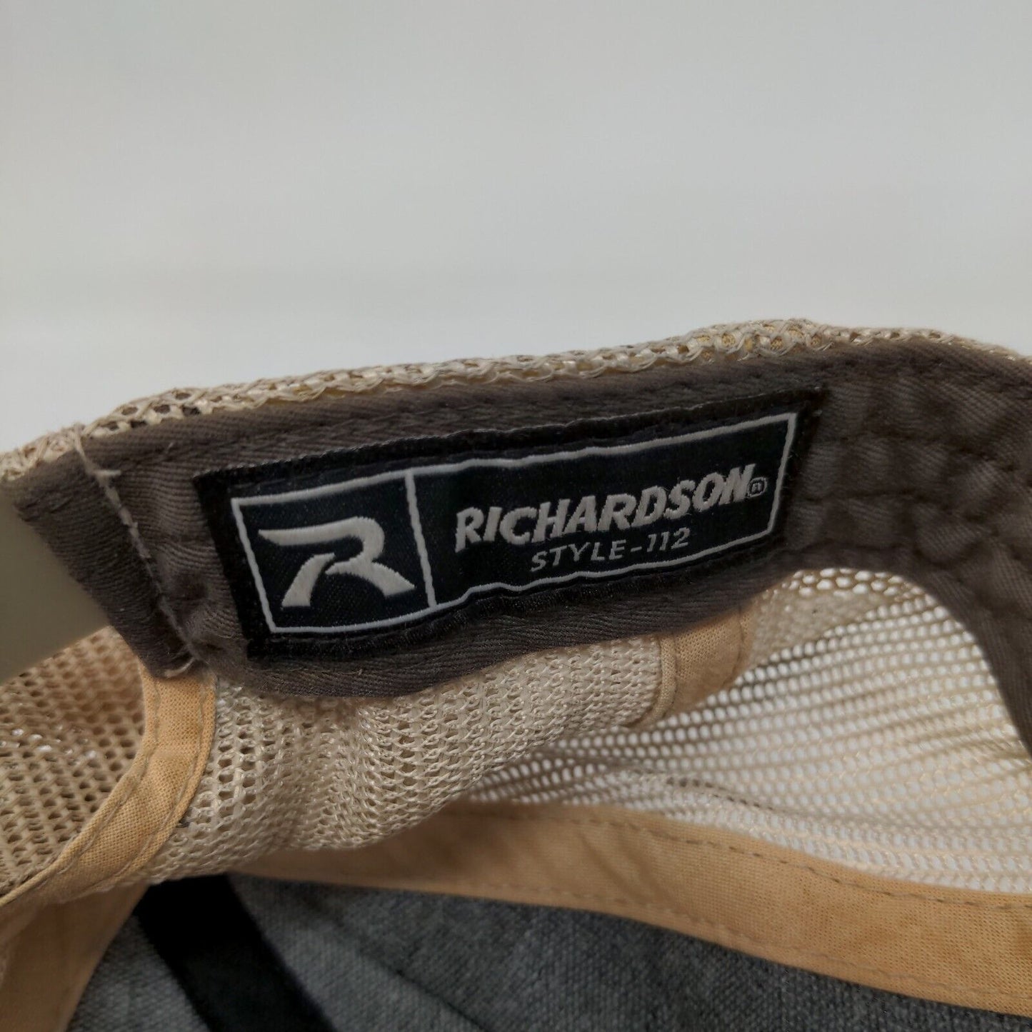 Richland Creek Farms Saluda SC Snapback Trucker Hat Brown One Size Mesh Back