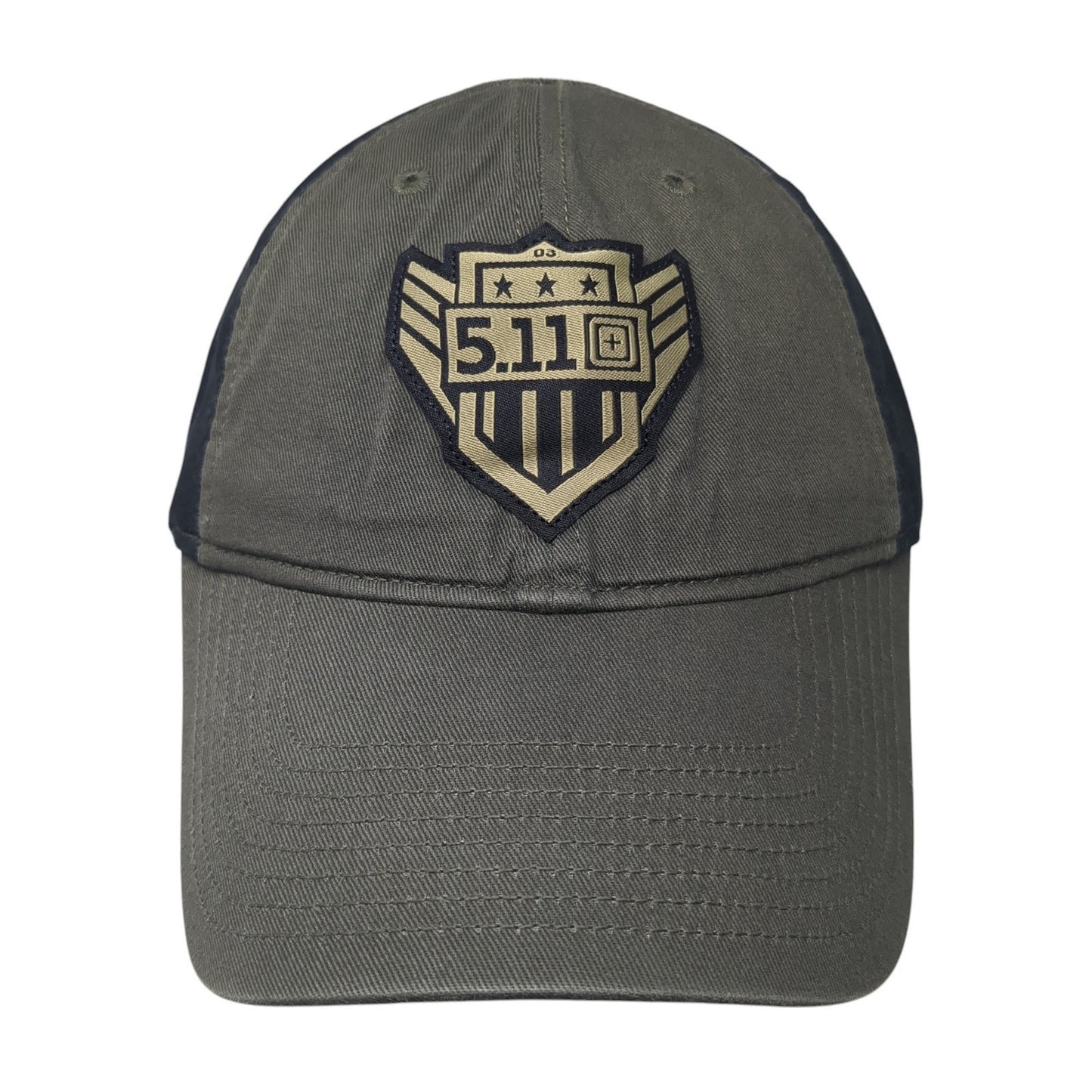 5.11 Tactical 2017 Strapback Hat Green One Size Adjustable Colorblock