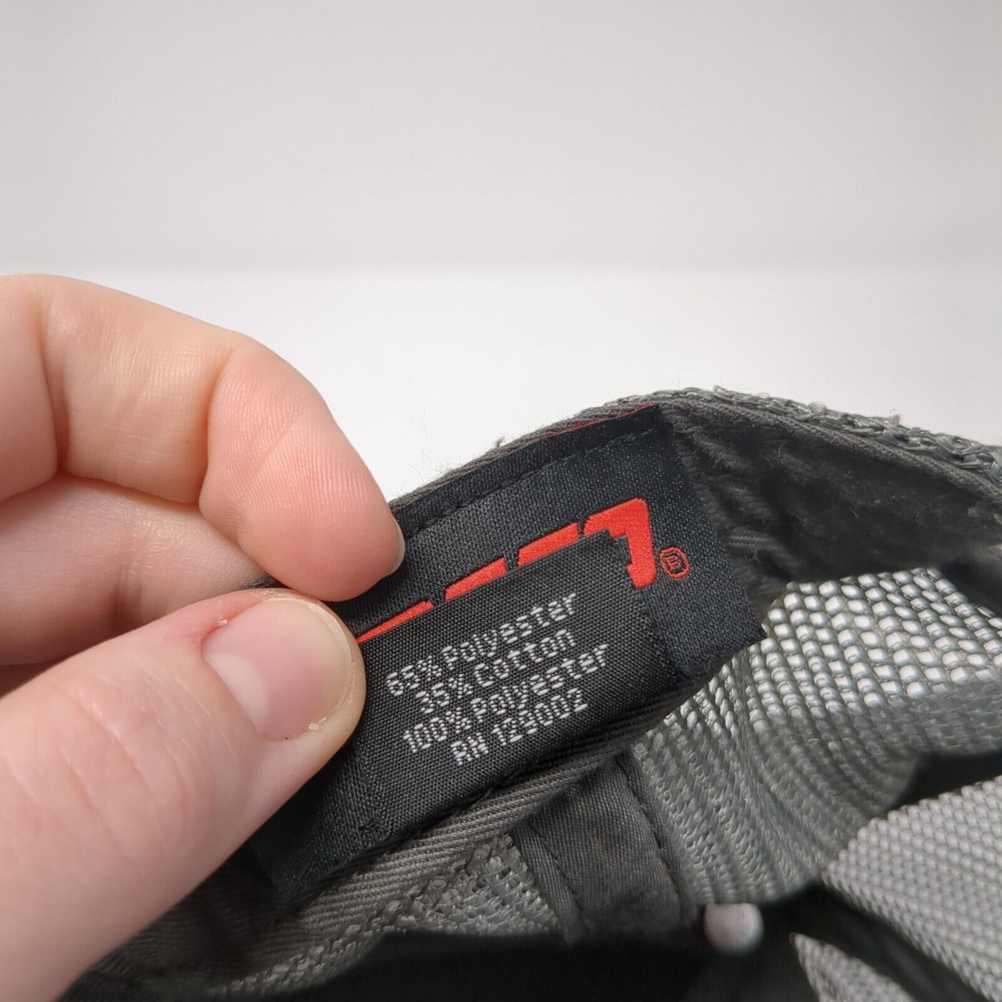 Otto Snapback Mesh Back Trucker Hat Black One Size Letter F Logo Patch