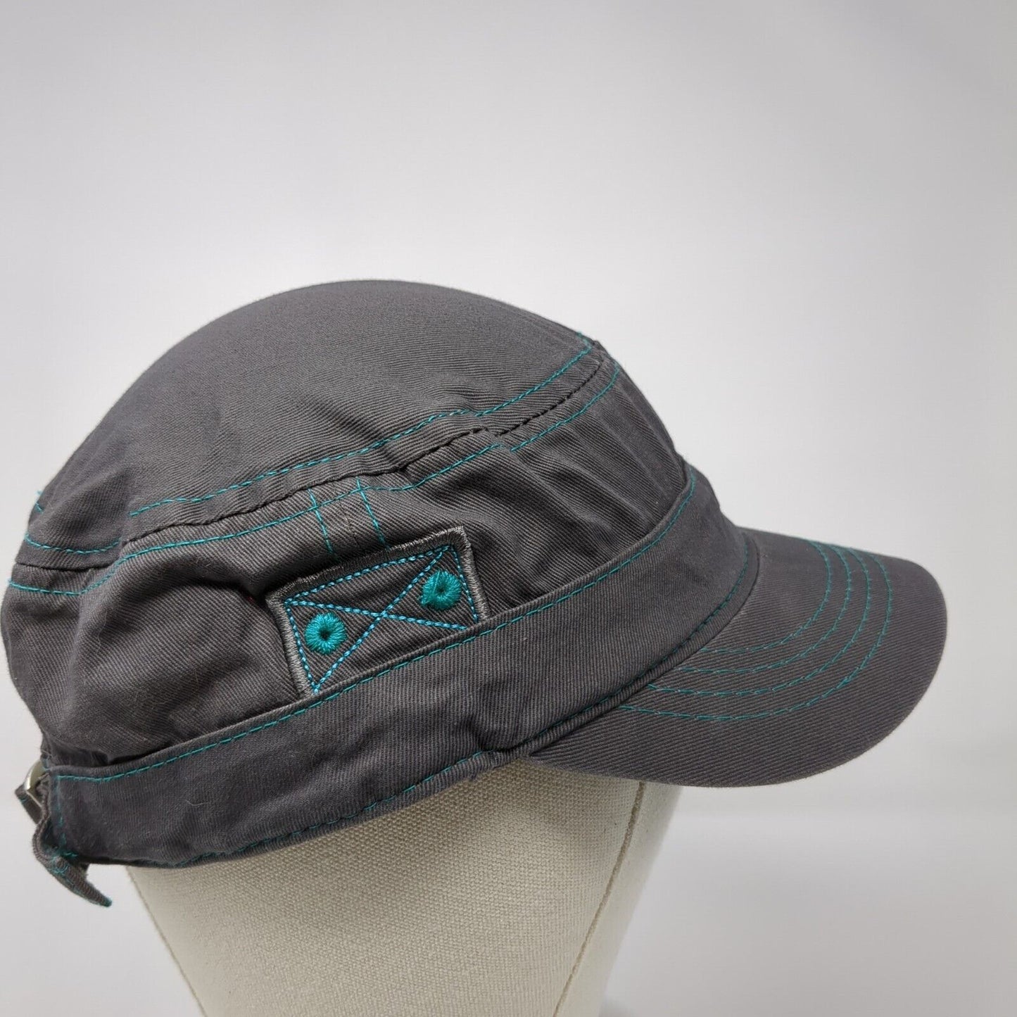 Scheels Slideback Cadet Army Hat Gray One Size Embroidered Outdoor Cap
