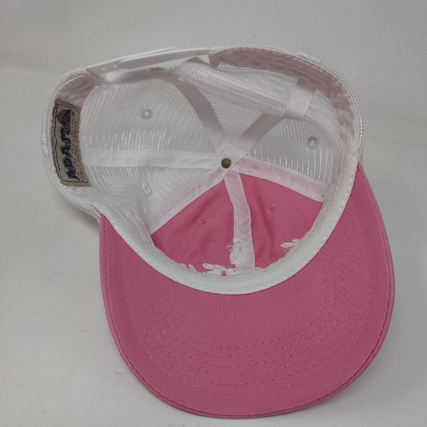 Beaufort Belle Snapback Trucker Hat Pink One Size Adjustable Mesh Back Adams