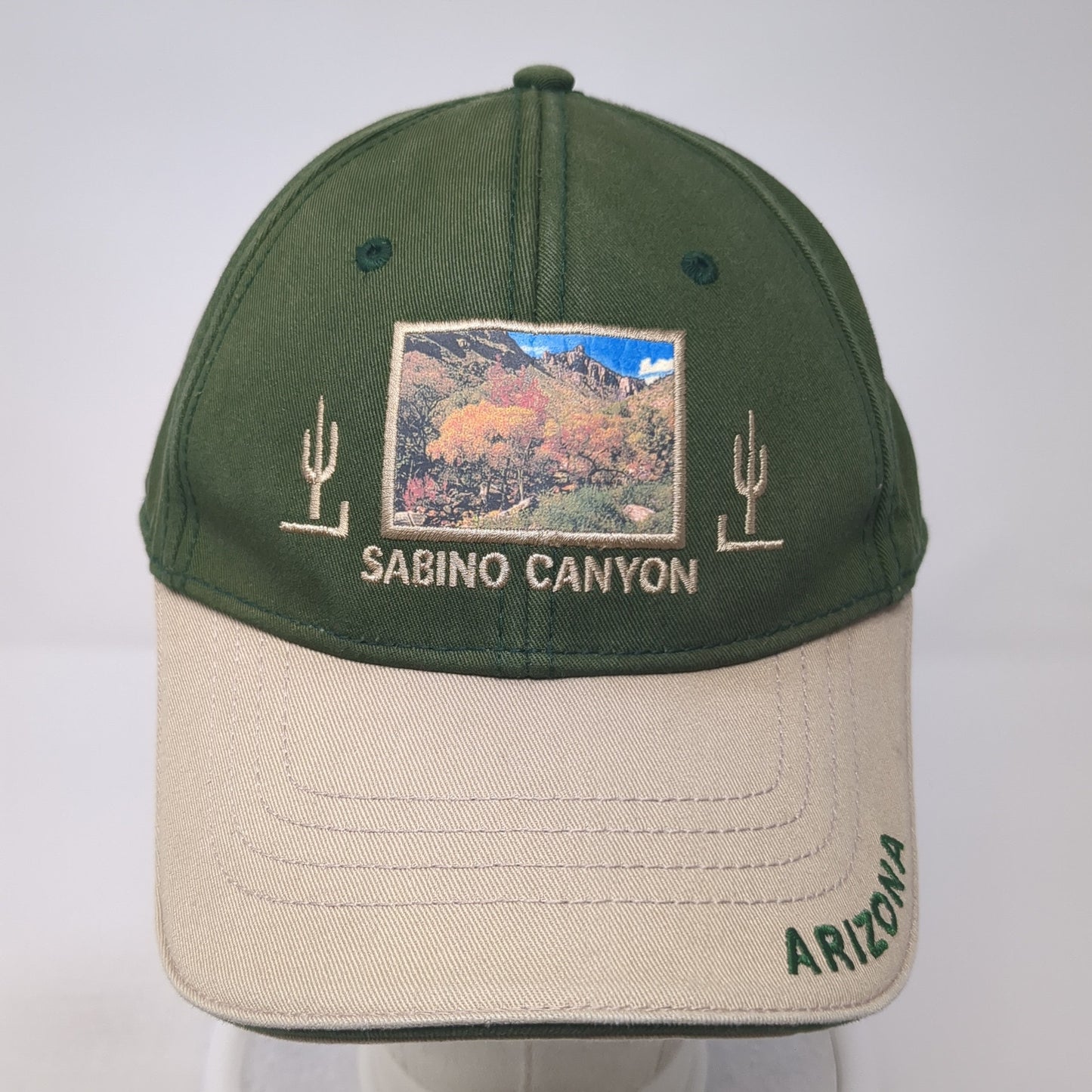 Sabino Canyon Arizona Slideback Hat Multi One Size Adjustable Triangle