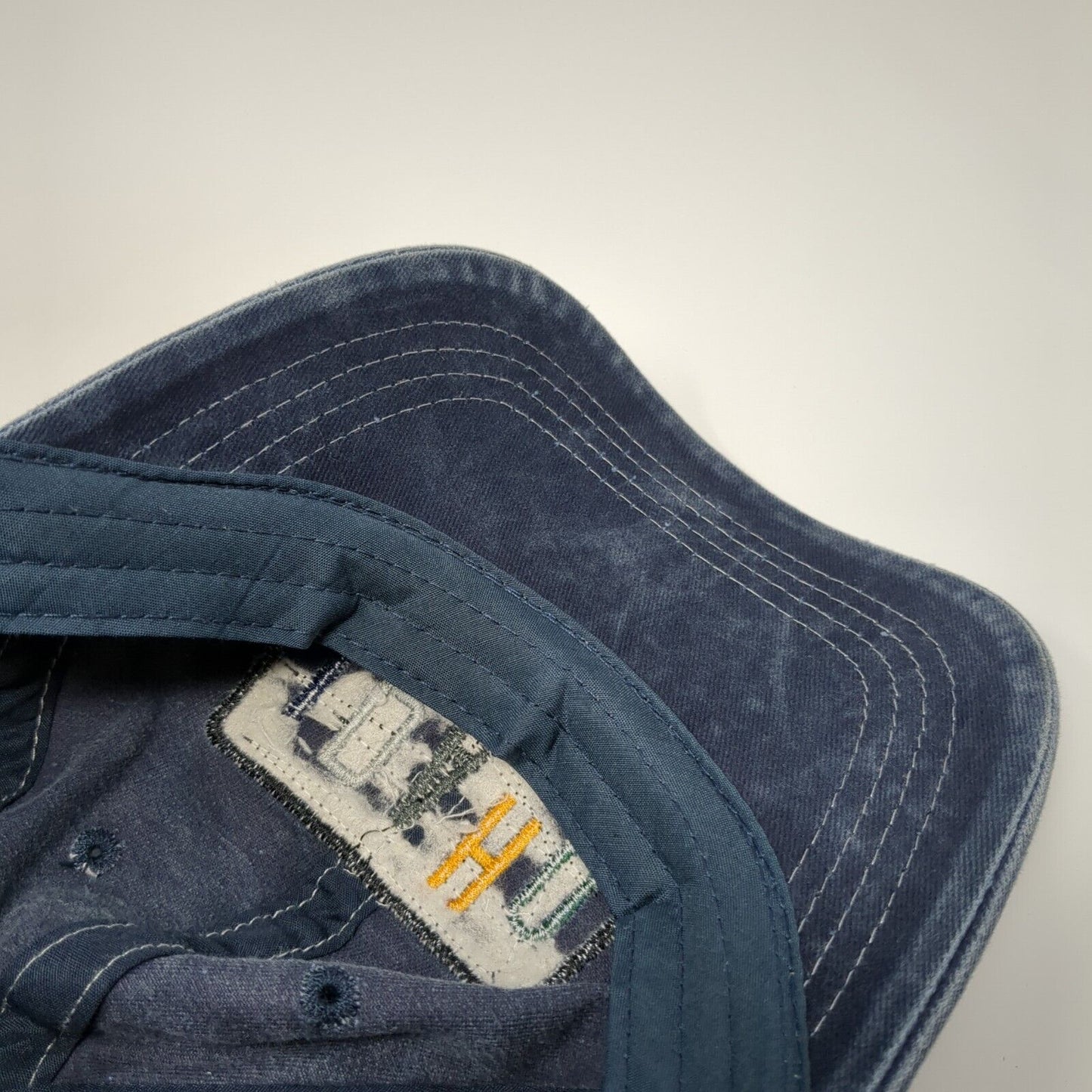 Idaho Famous Potatoes Slideback Hat Blue One Size Embroidered 6 Panel