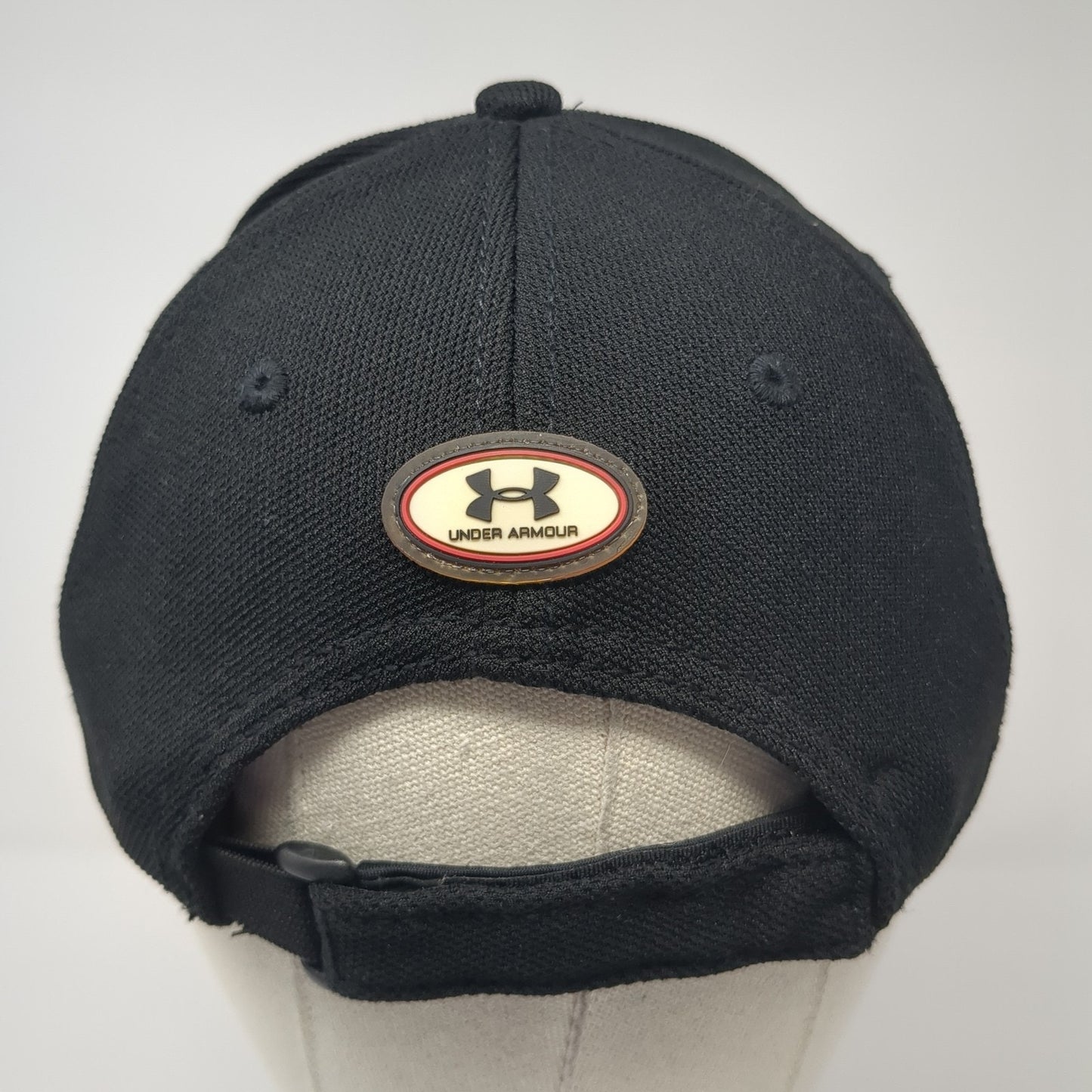 Under Armour Strapback Baseball Cap Black One Size Adjustable Embroidered
