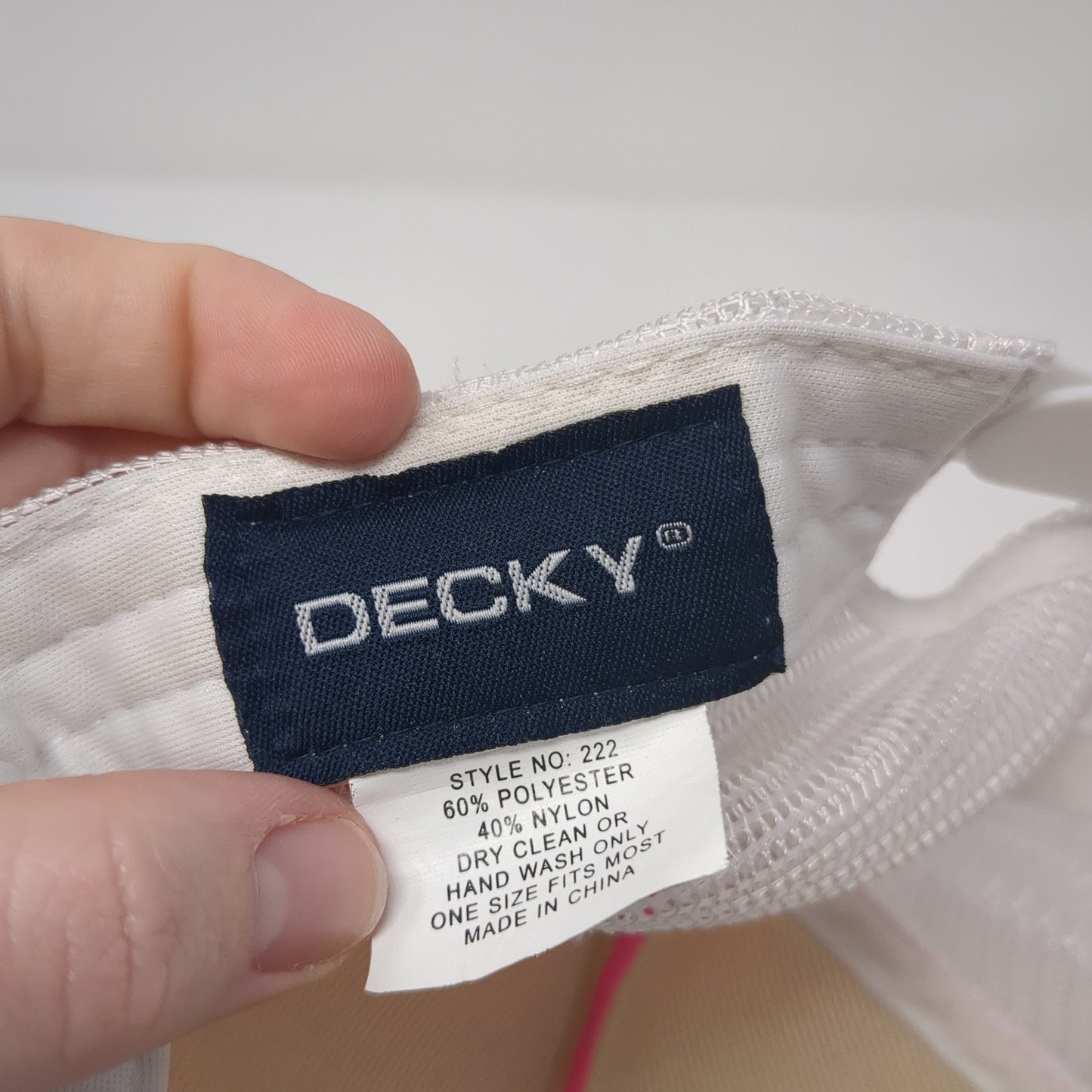 Letter A Snapback Rope Trucker Hat Multi One Size Mesh Back Decky