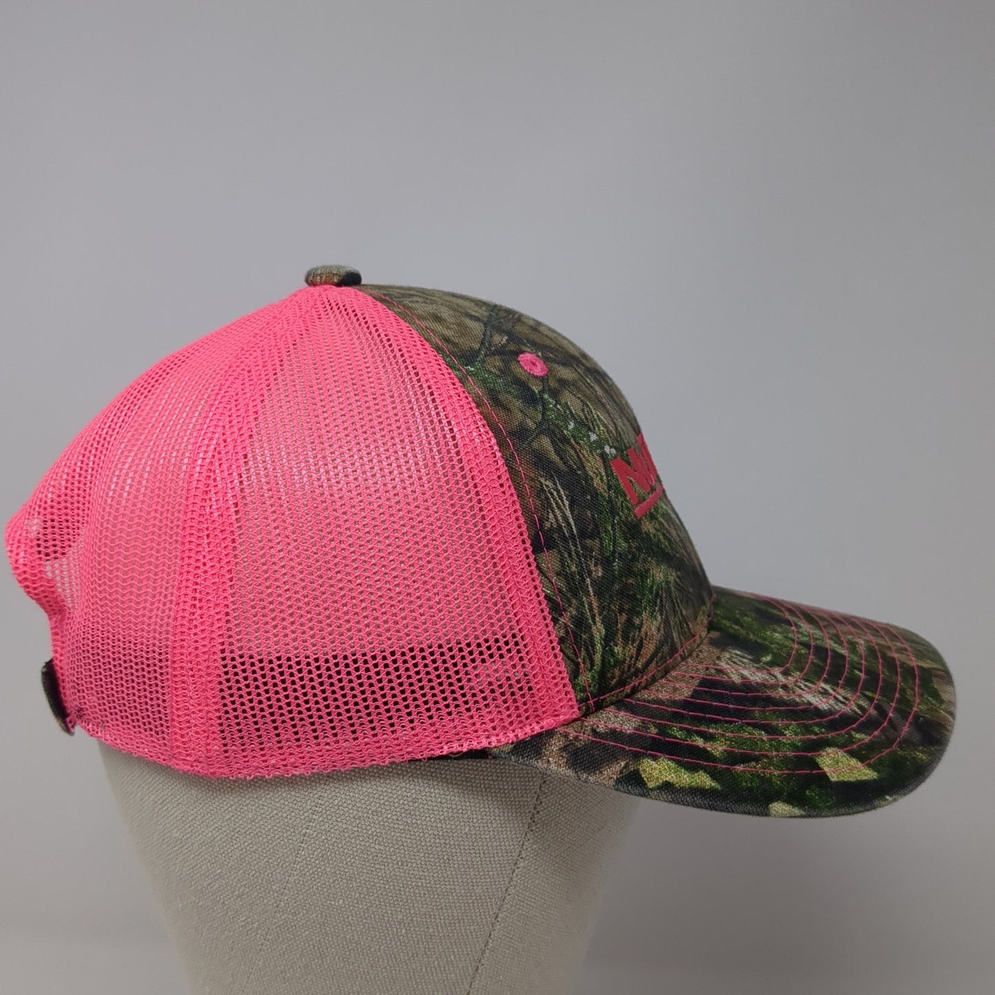 NuTech Seed Women's Strapback Trucker Hat Multi One Size Mesh Back Camo