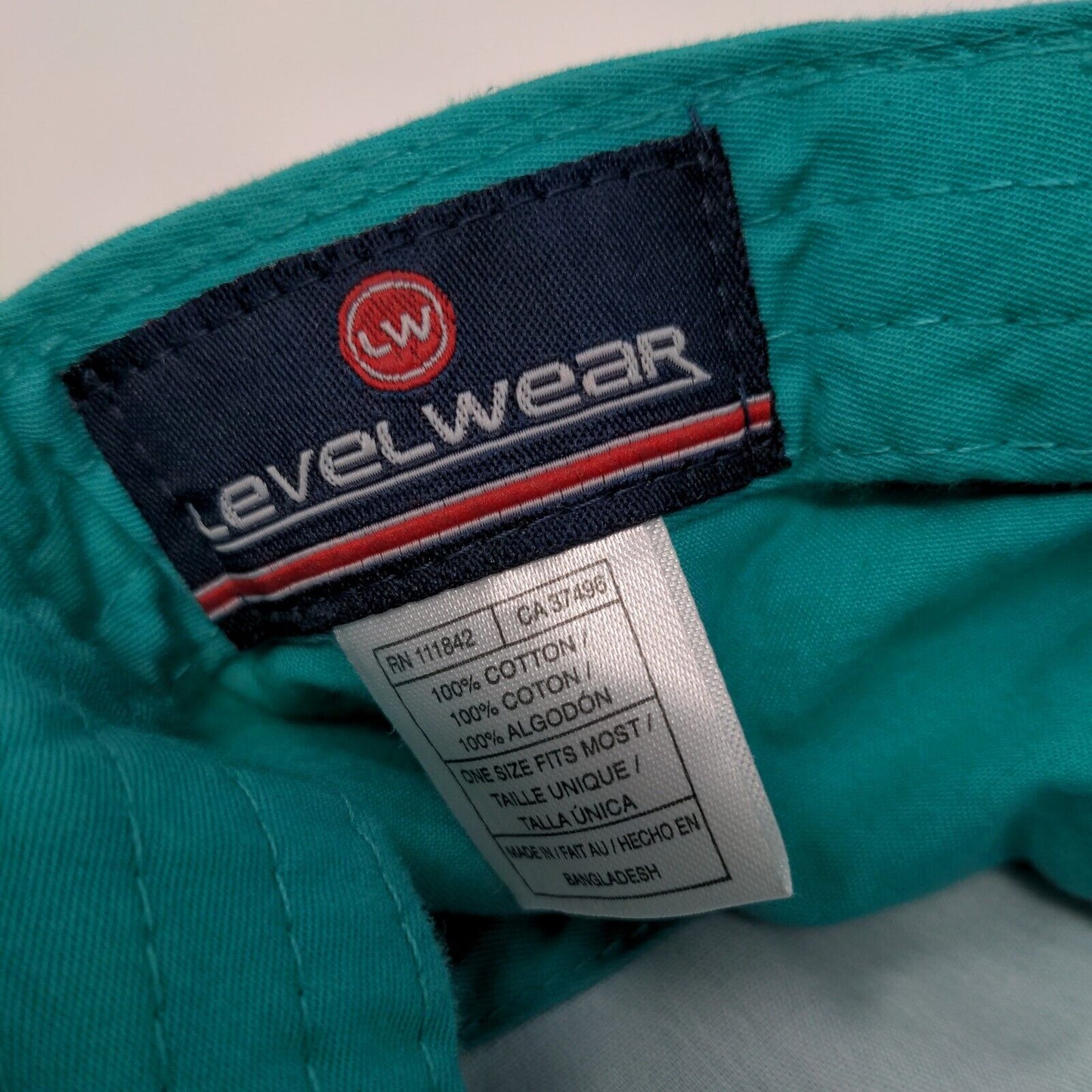 Terrace Lakes 1965 Strapback Hat Greenish-Blue OSFM Adjustable Levelwear Cotton