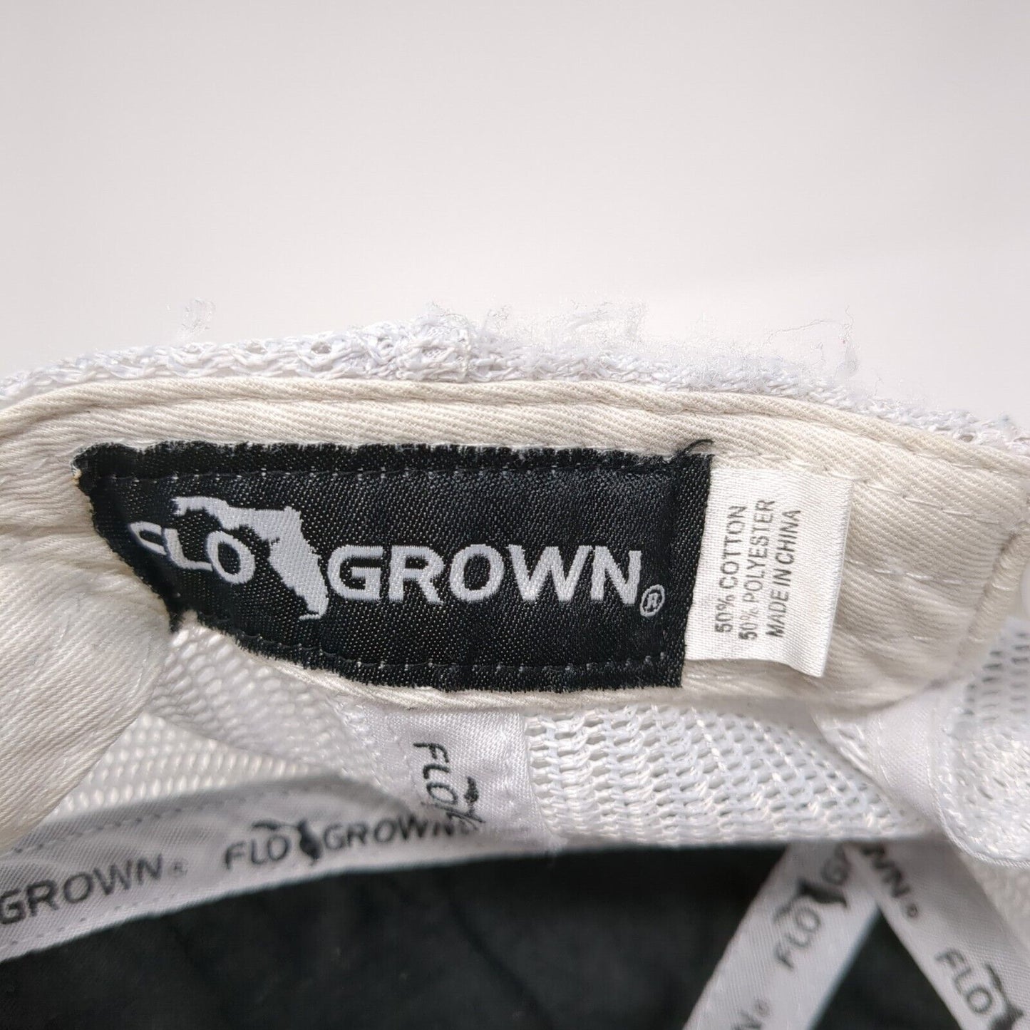 Flo Grown Snapback Trucker Hat Multi One Size Mesh Back Colorblock