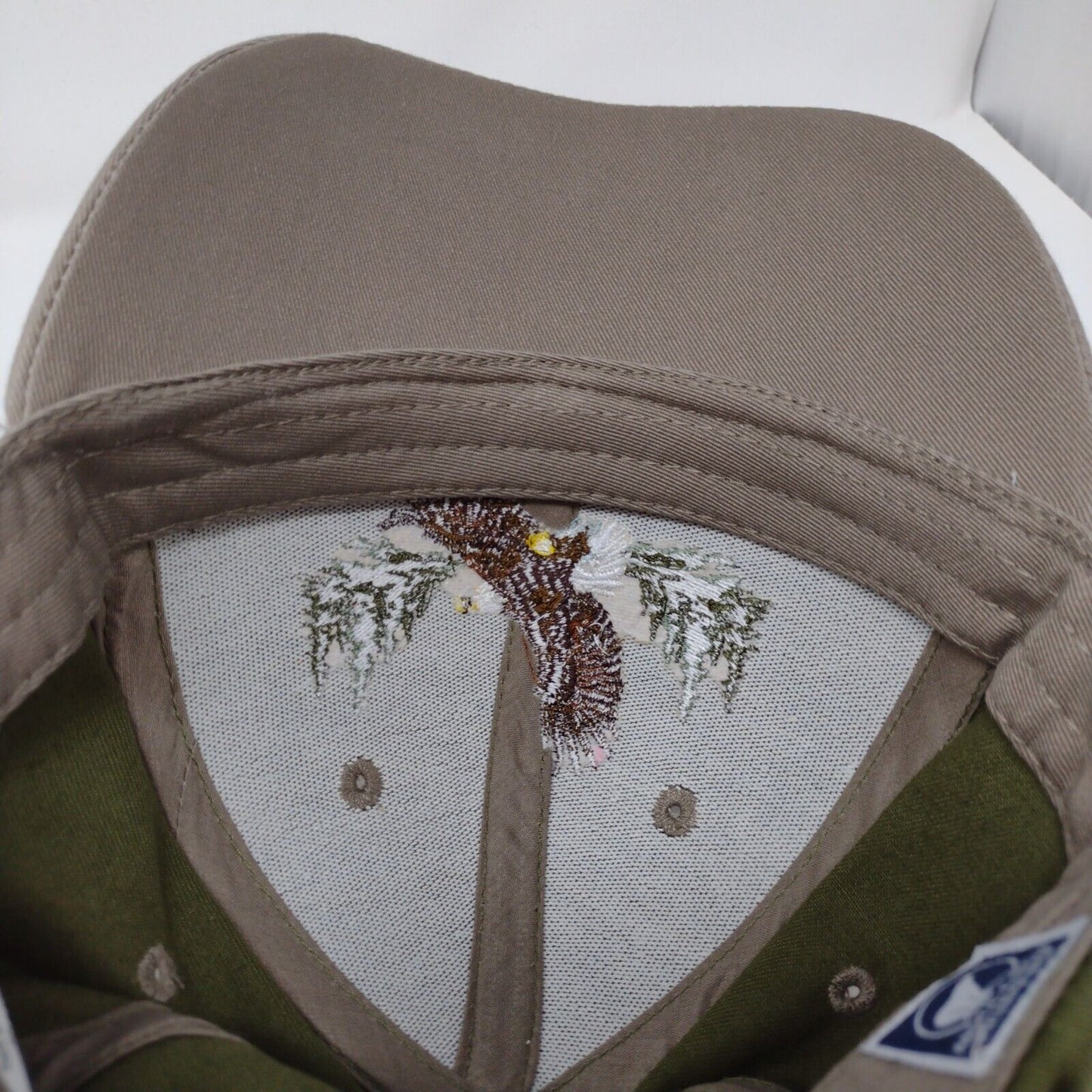 Alaska Eagle Slideback Hat Multicolor OSFM Embroidered Leather Strap
