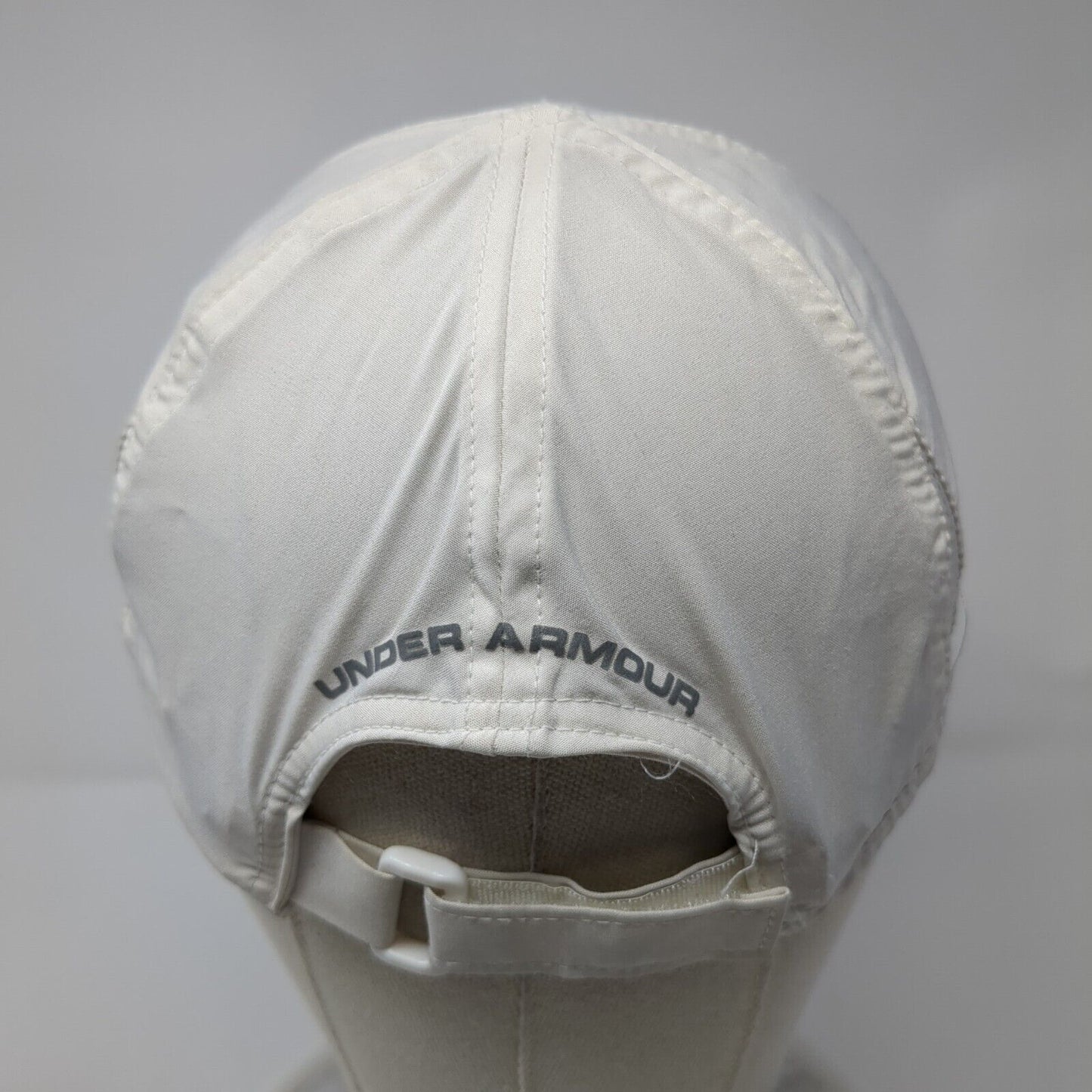 Under Armour Women's Strapback Hat White Cream One Size Adjustable