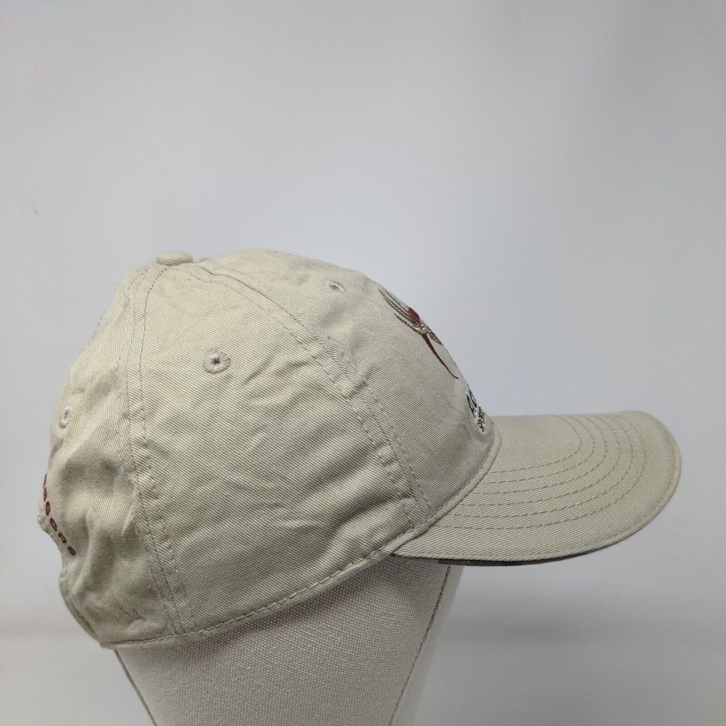 Academy Sports&Outdoors Strapback Hat Tan One Size Adjustable Embroidered Cotton