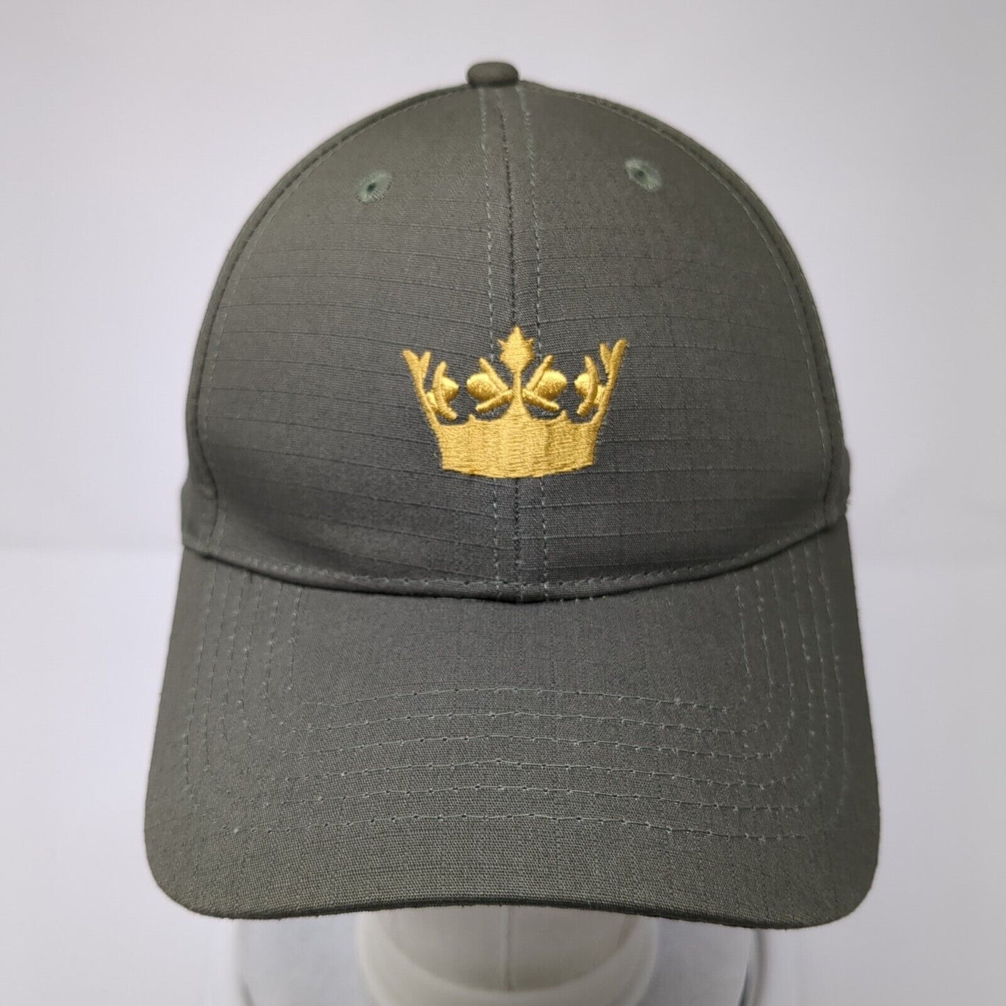 Ama Waterways Slideback Hat Green One Size Adjustable Embroidered Vented Holes