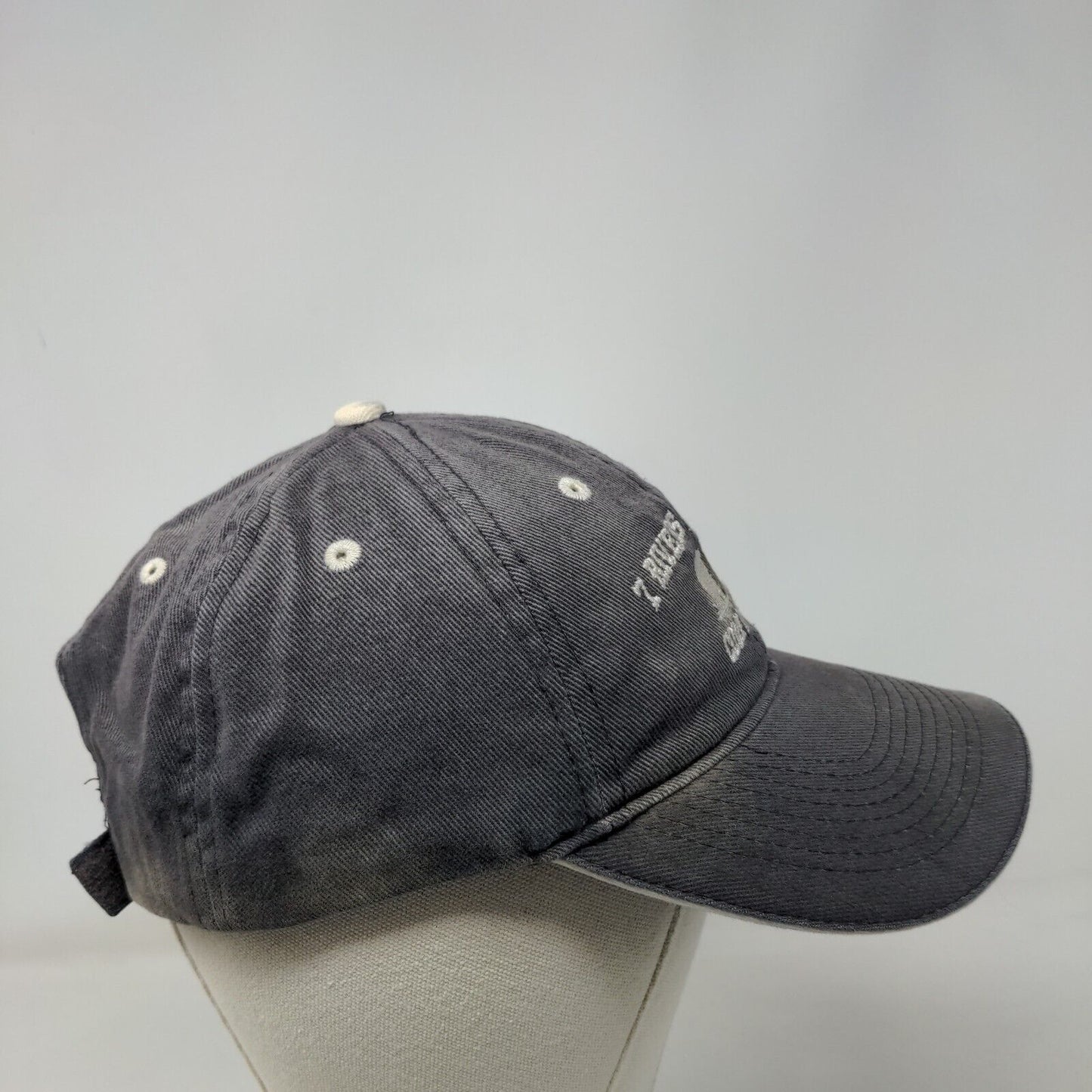 7 Rivers Livestock Commission Strapback Hat Blue OSFM Embroidered Otto