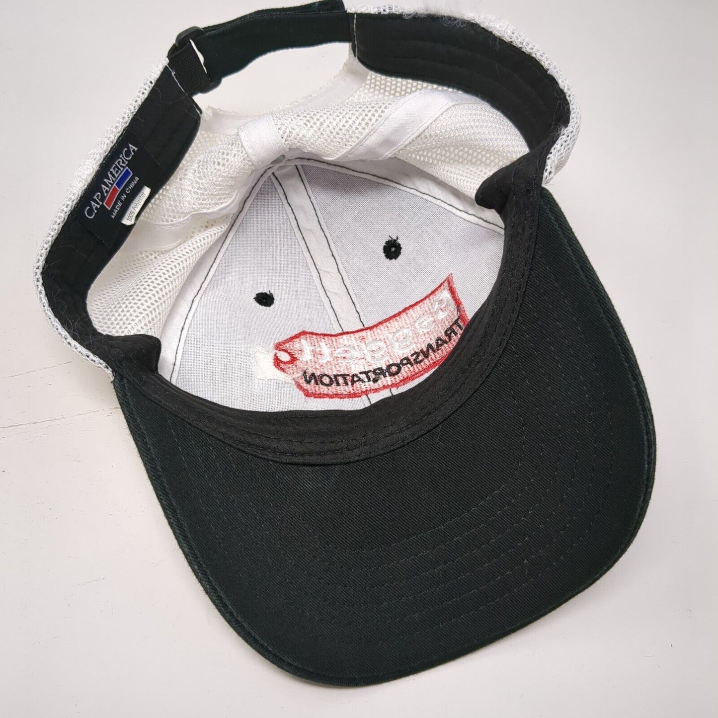 Baggett Transportation Strapback Trucker Hat Black OSFA Mesh Back