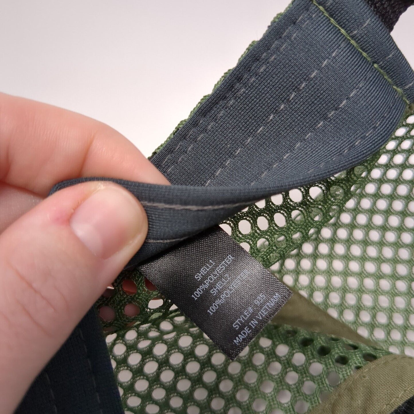 Richardson Strapback Trucker Hat Green One Size Adjustable Patch Outdoor