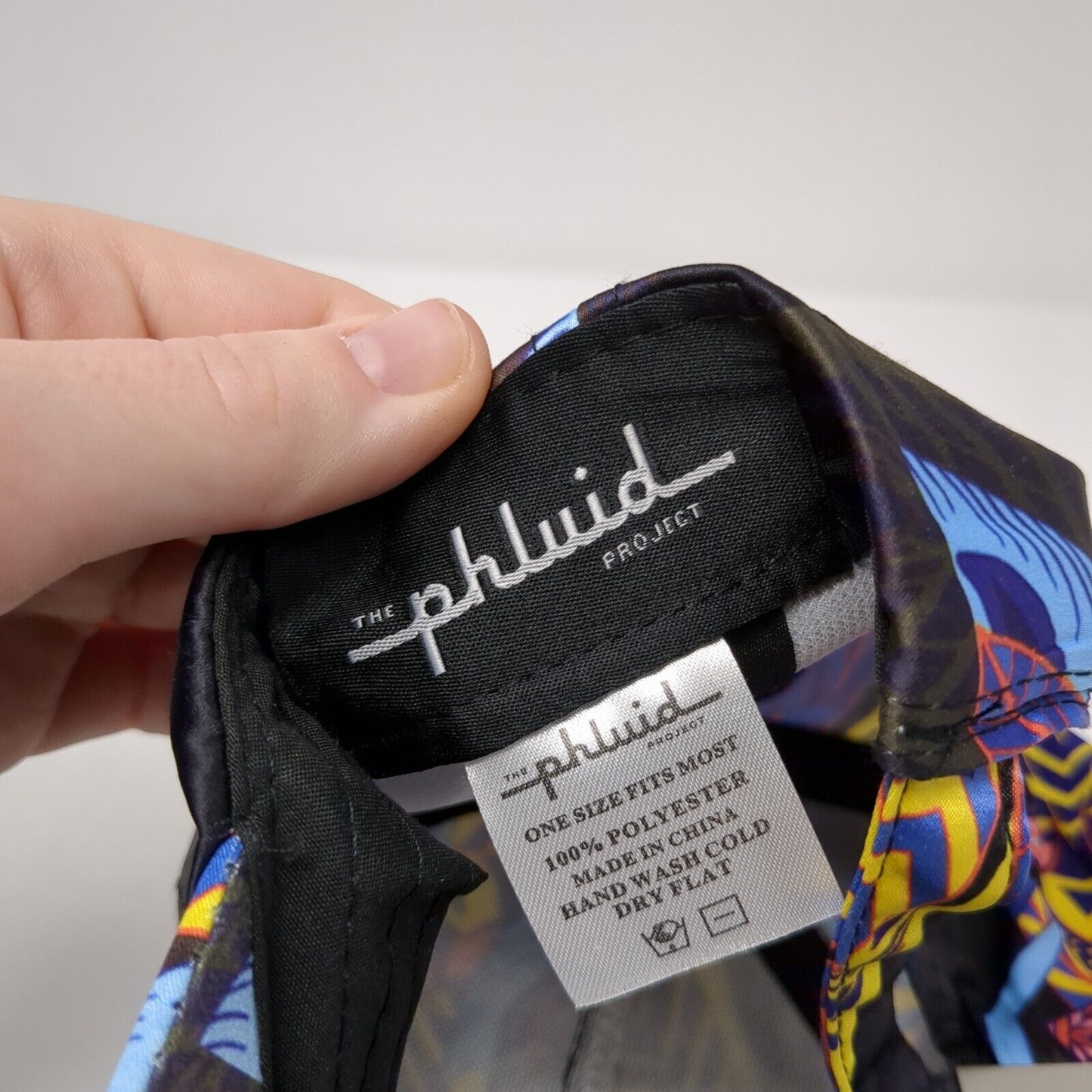 The Phluid Project Slideback Hat Multicolor OS Adjustable Hawaii Tropical Print