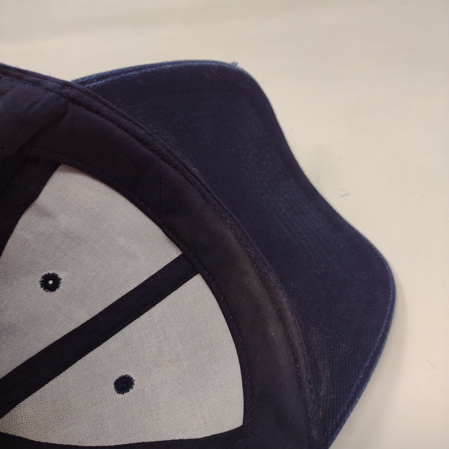 Basic Editions Slideback Hat Blue OSFM Adjustable Solid Blank 6 Panel