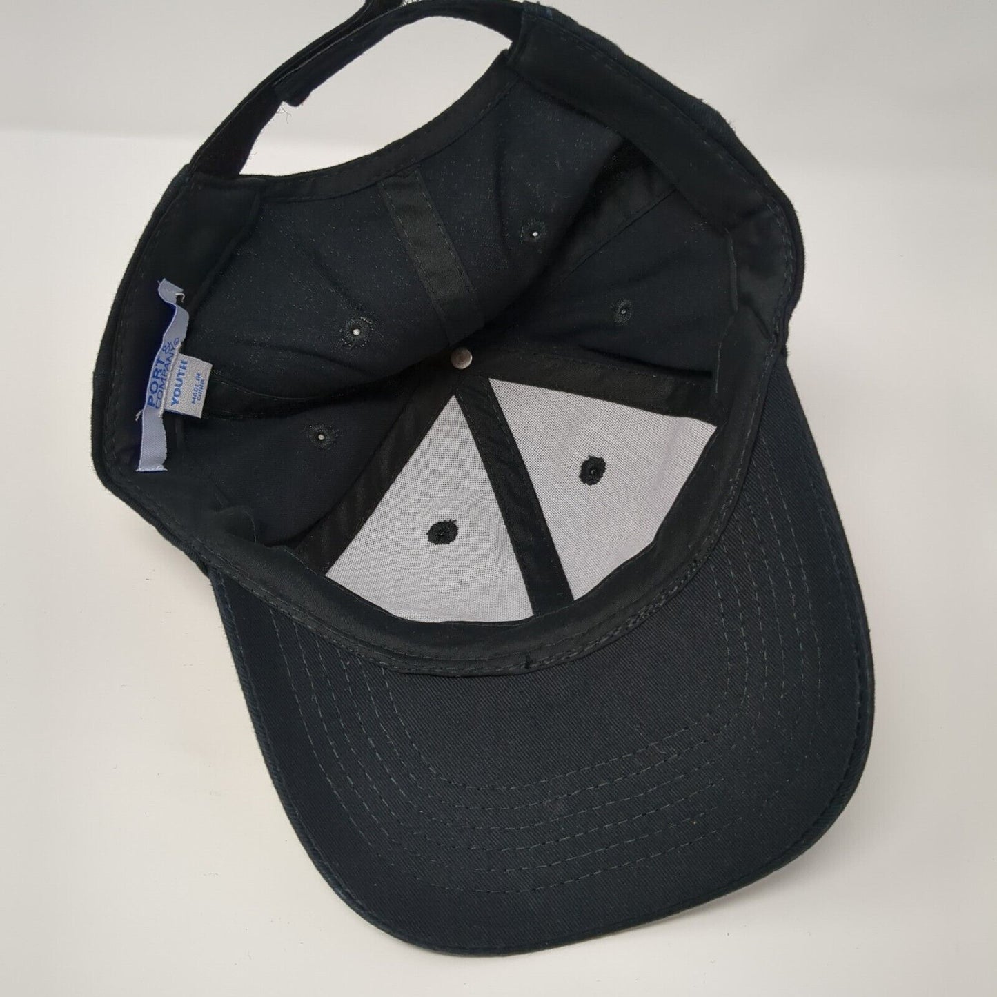 Snake River Stampede Youth Strapback Hat Black OS Adjustable Port & Company