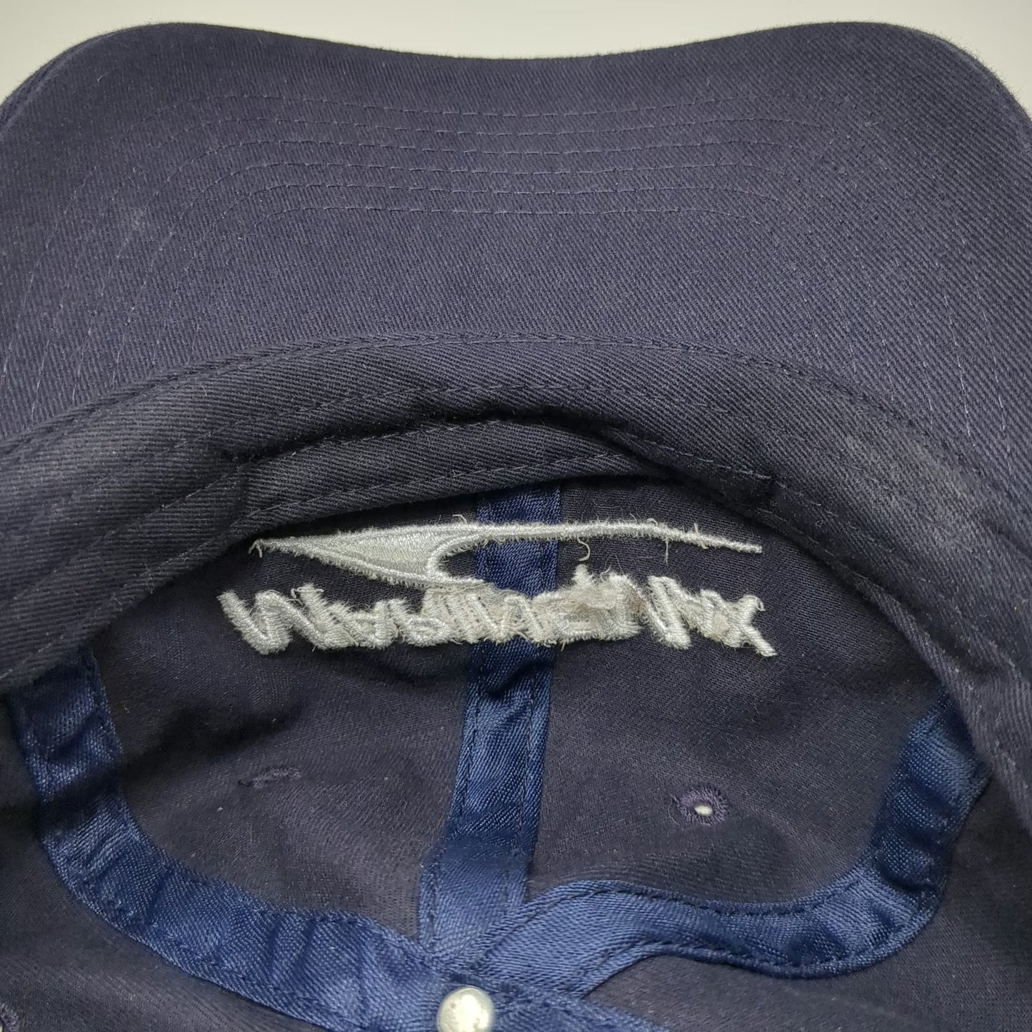 MarineMax Boat Yacht Blue Baseball Cap One Size Slideback Hat Embroidered Logo