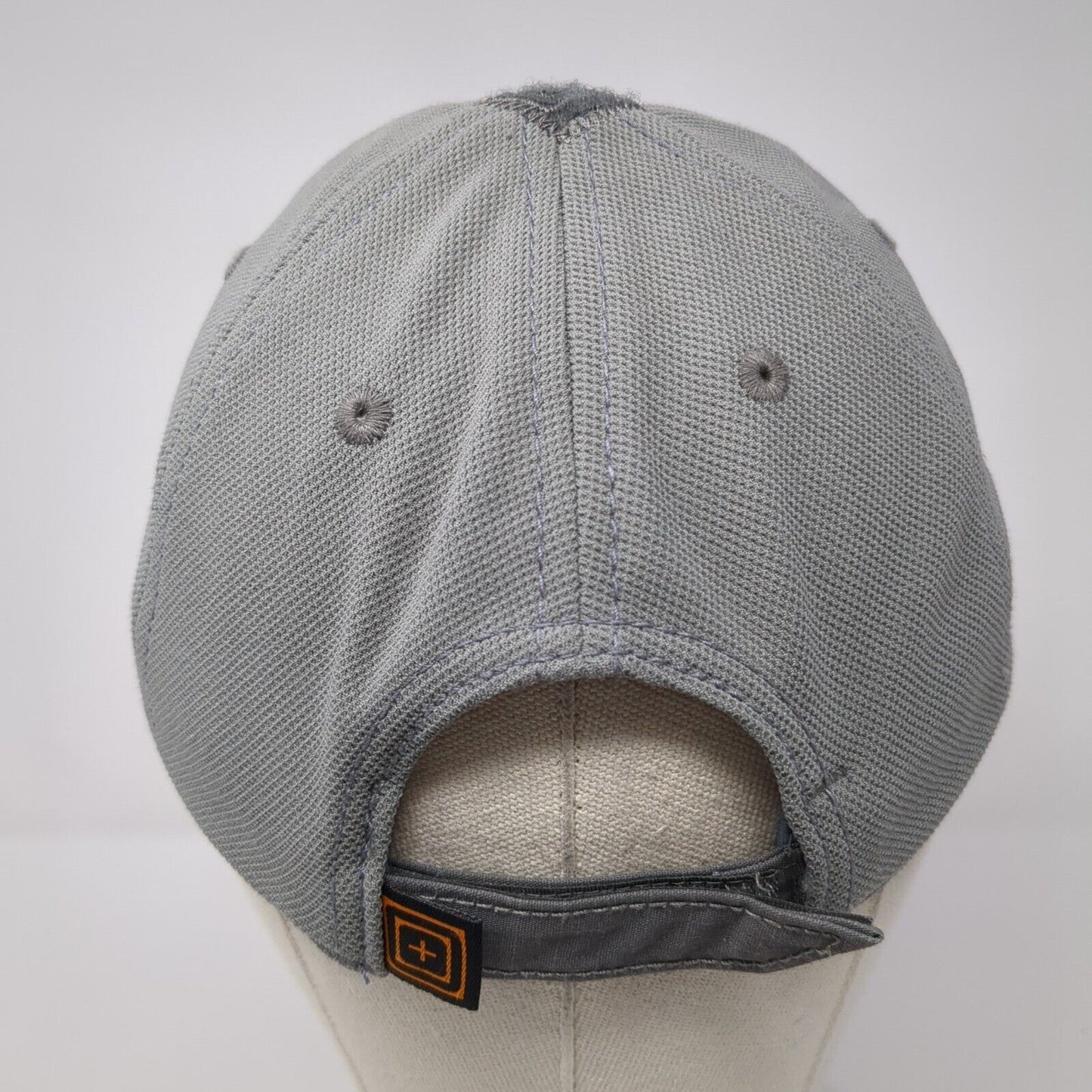 5.11 Tactical 2014 Strapback Hat Gray One Size Adjustable Embroidered 6 Panel