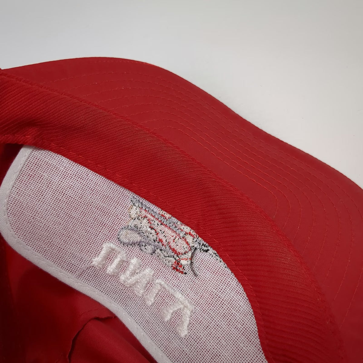 UNLV Hey Reb! Mascot 5 Panel Hat Red One Size Satin Rope Brim Adjustable