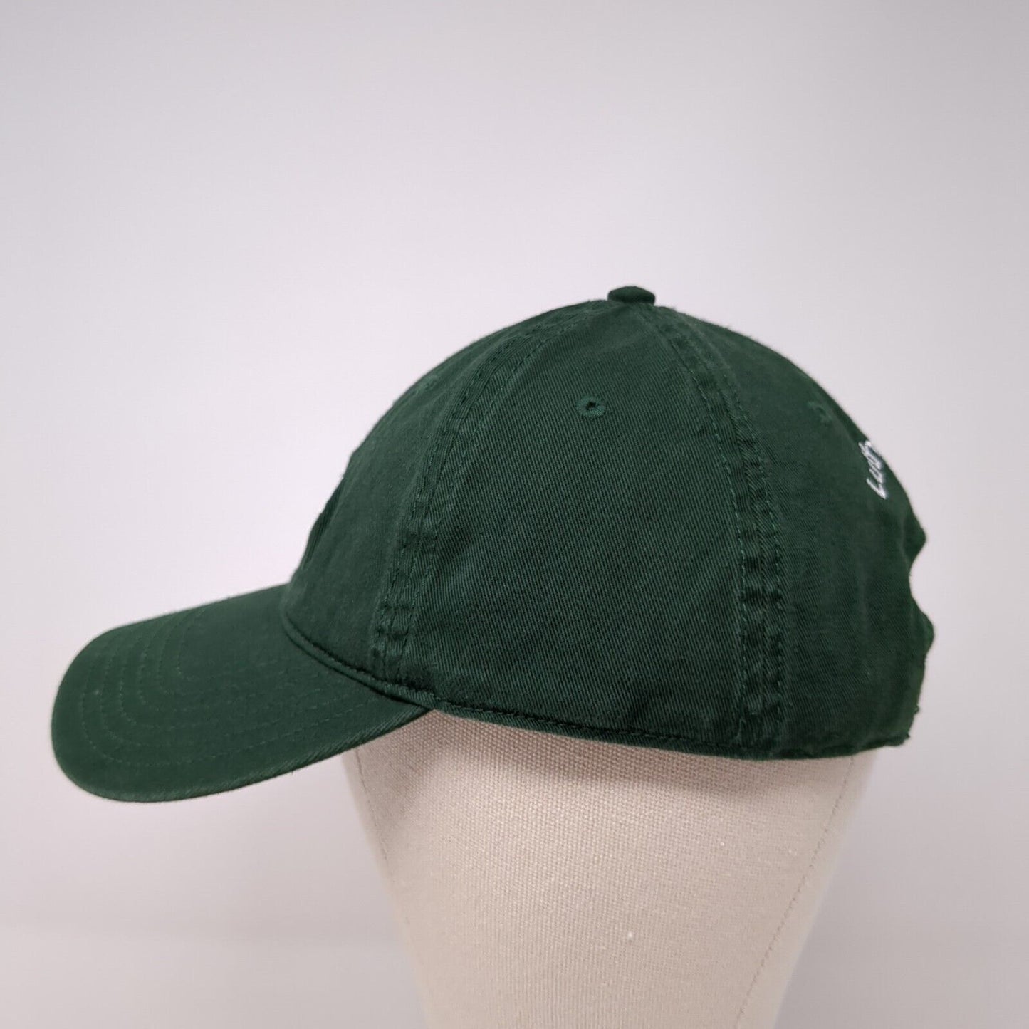 Luther Heights Slideback Hat Green One Size Adjustable Embroidered 6 Panel Otto