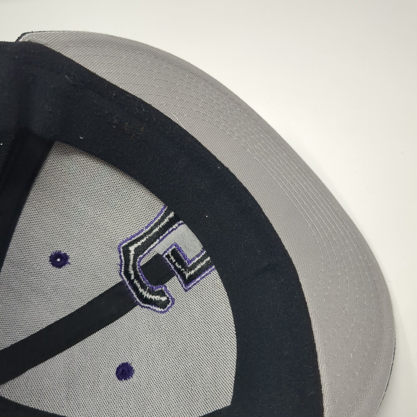 Letter G Fitted Hat Black Small Embroidered Letter Laser Cut The Game