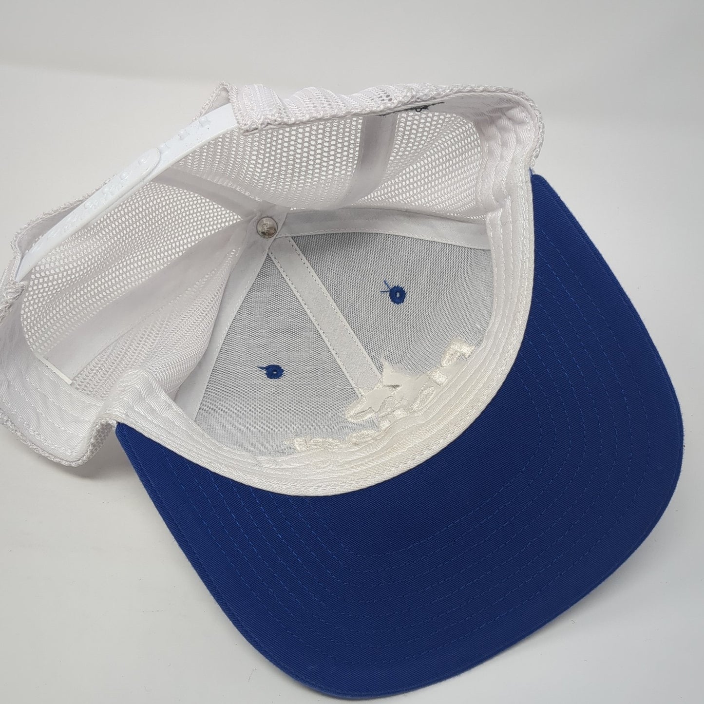 Pioneer Federal Credit Union Trucker Hat Blue OS Adjustable Mesh Back Richardson