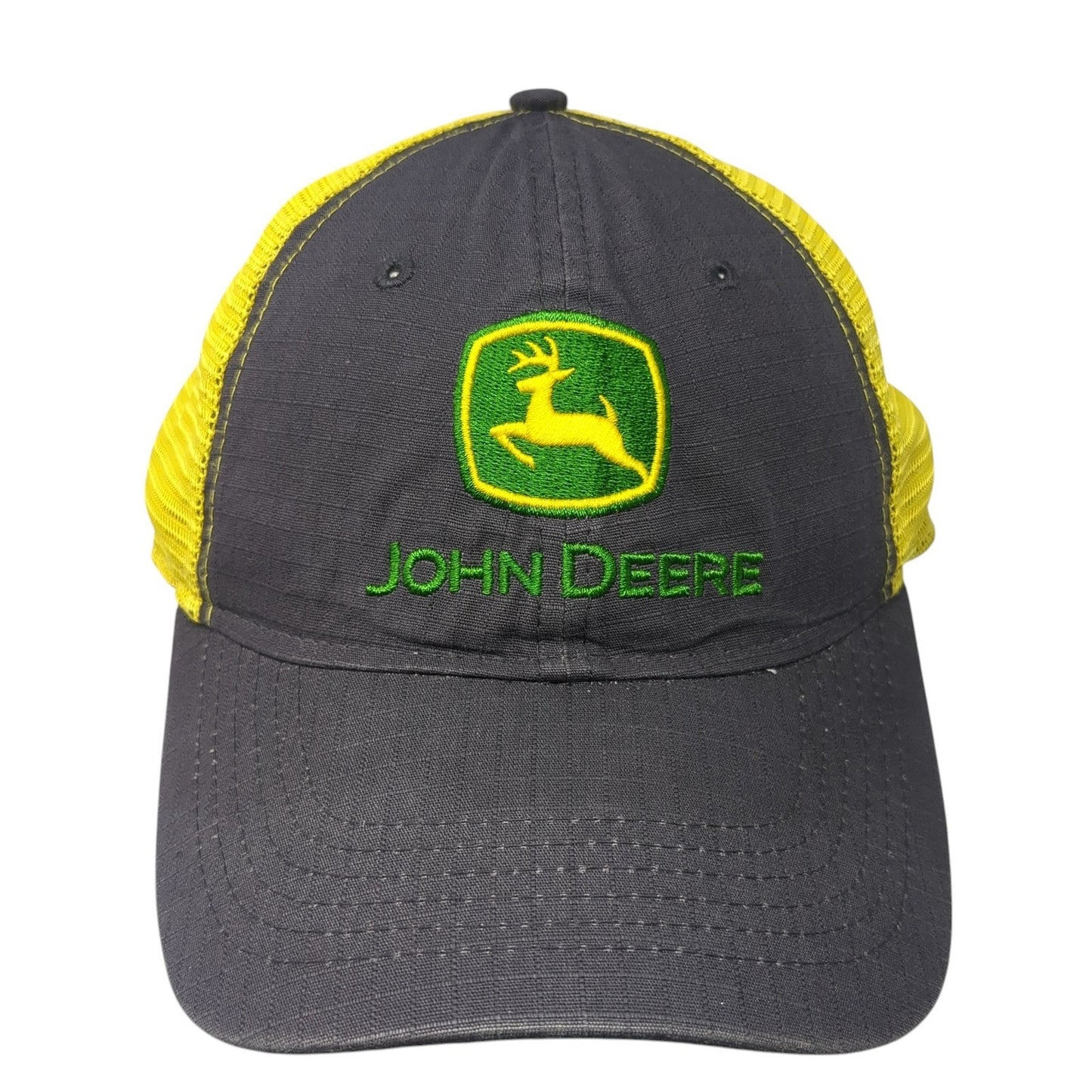 John Deere Trucker Hat Multicolor One Size Adjustable Embroidered Mesh Back