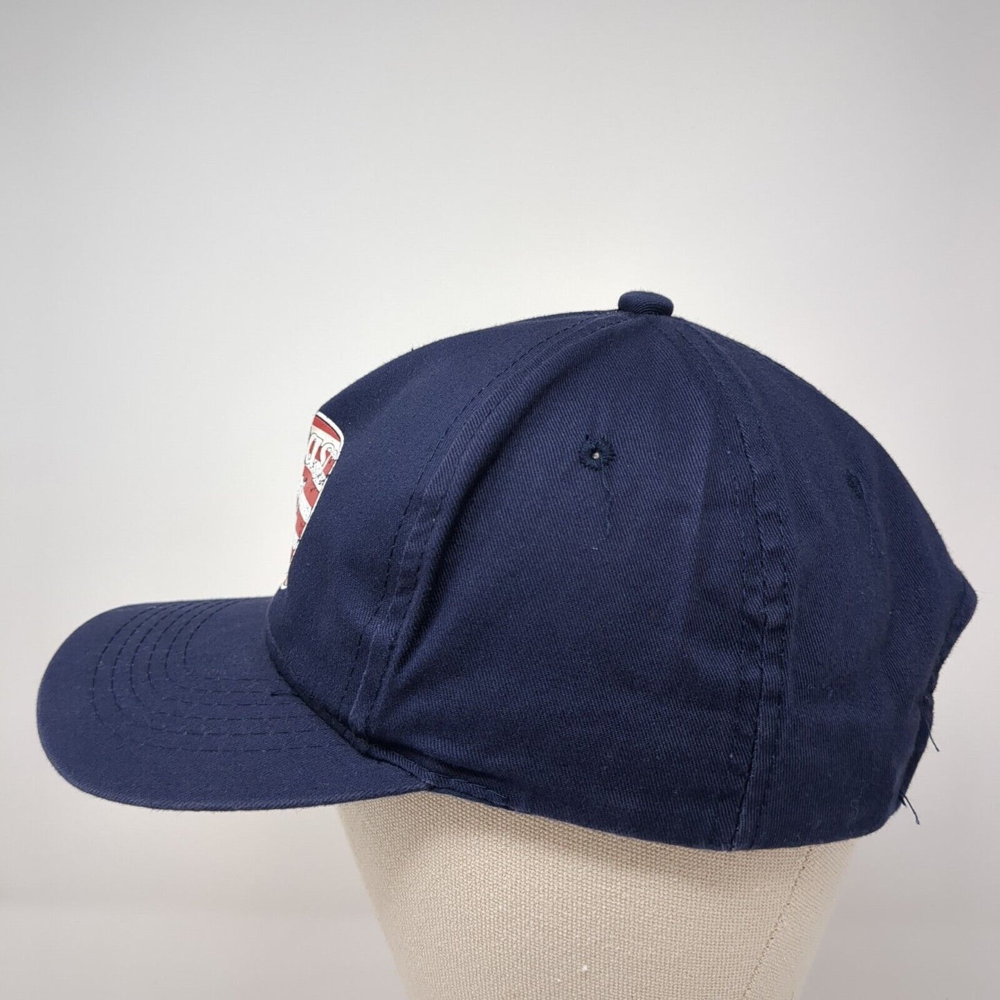 Bass Pro Shops Snapback Hat Blue One Size Adjustable Patriotic Gone Fishing