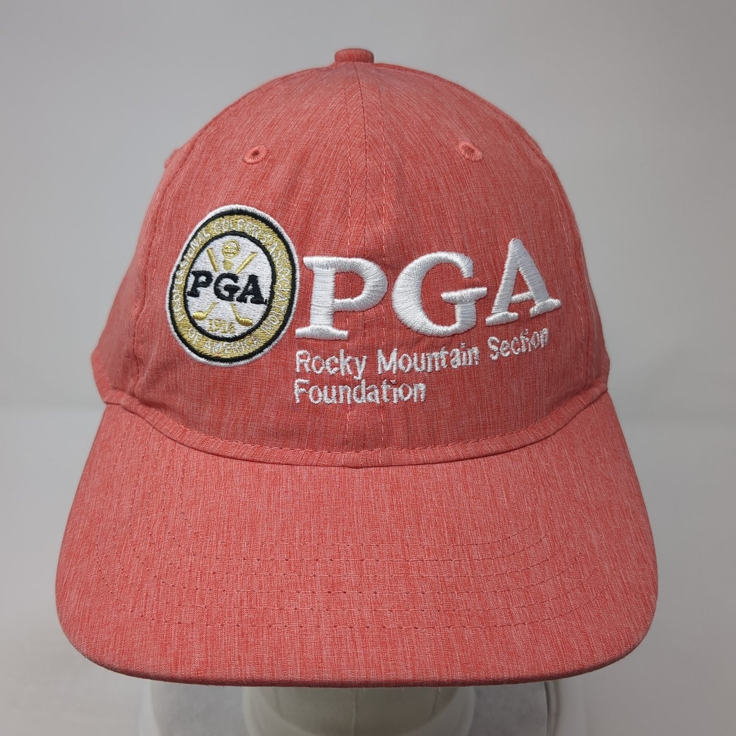 PGA Rocky Mountain Strapback Baseball Cap Red One Size Adjustable Legendary