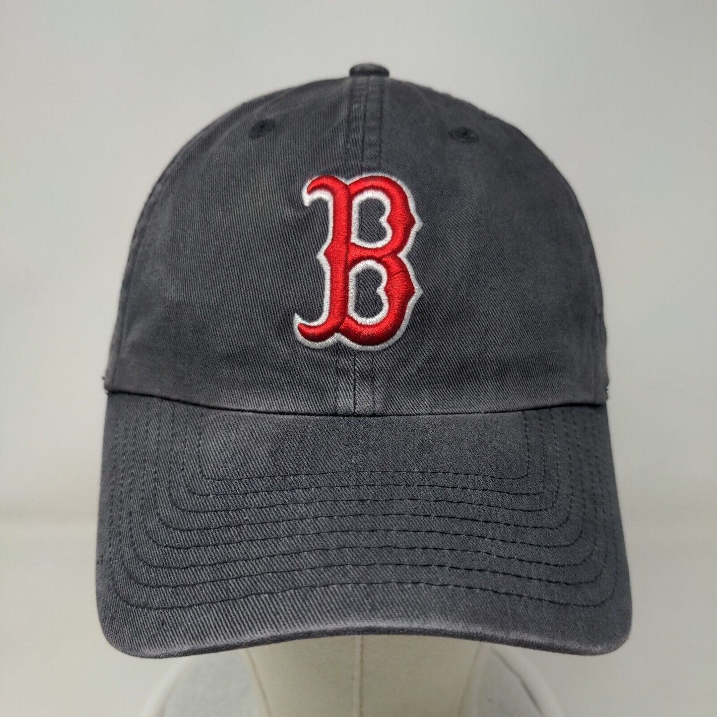 Twins Enterprise Men's Fitted Hat Blue Small Boston Red Sox Logo Distressed