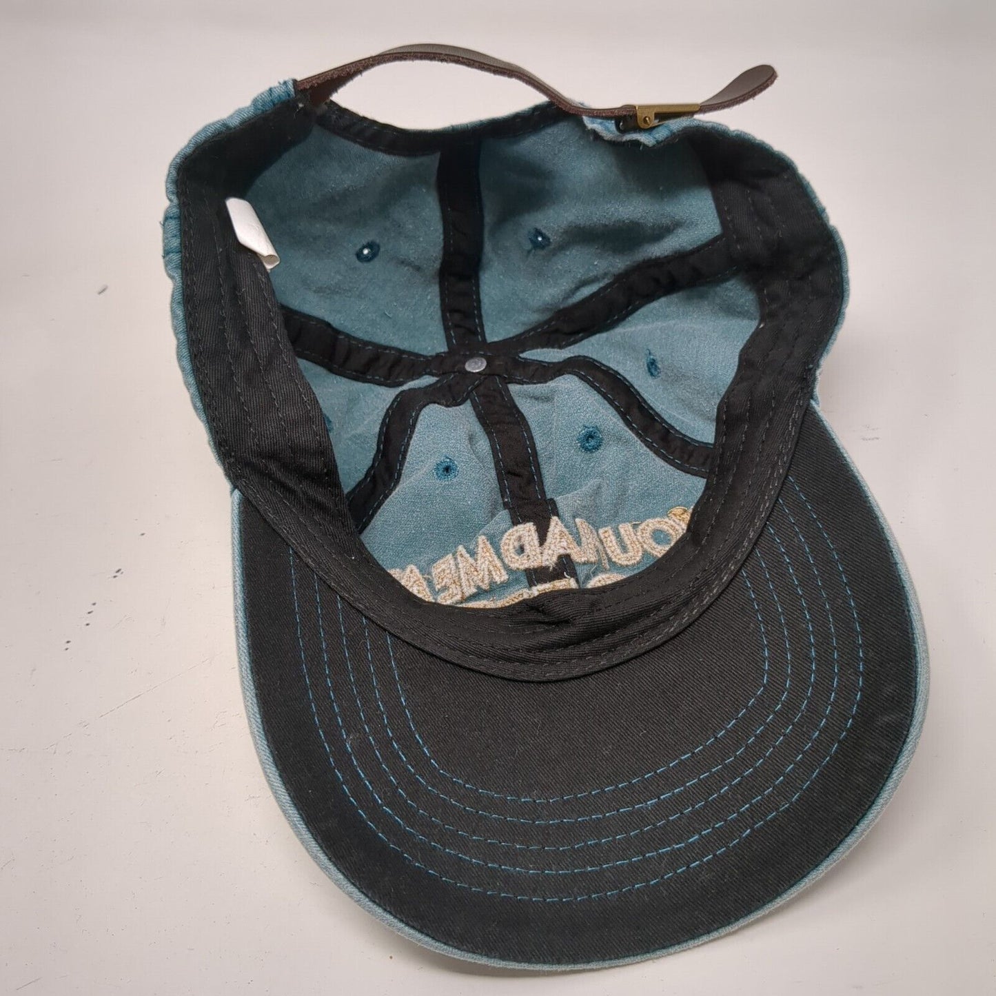 You Had Me At Coffee Slideback Hat Green One Size Leather Strap 6 Panel