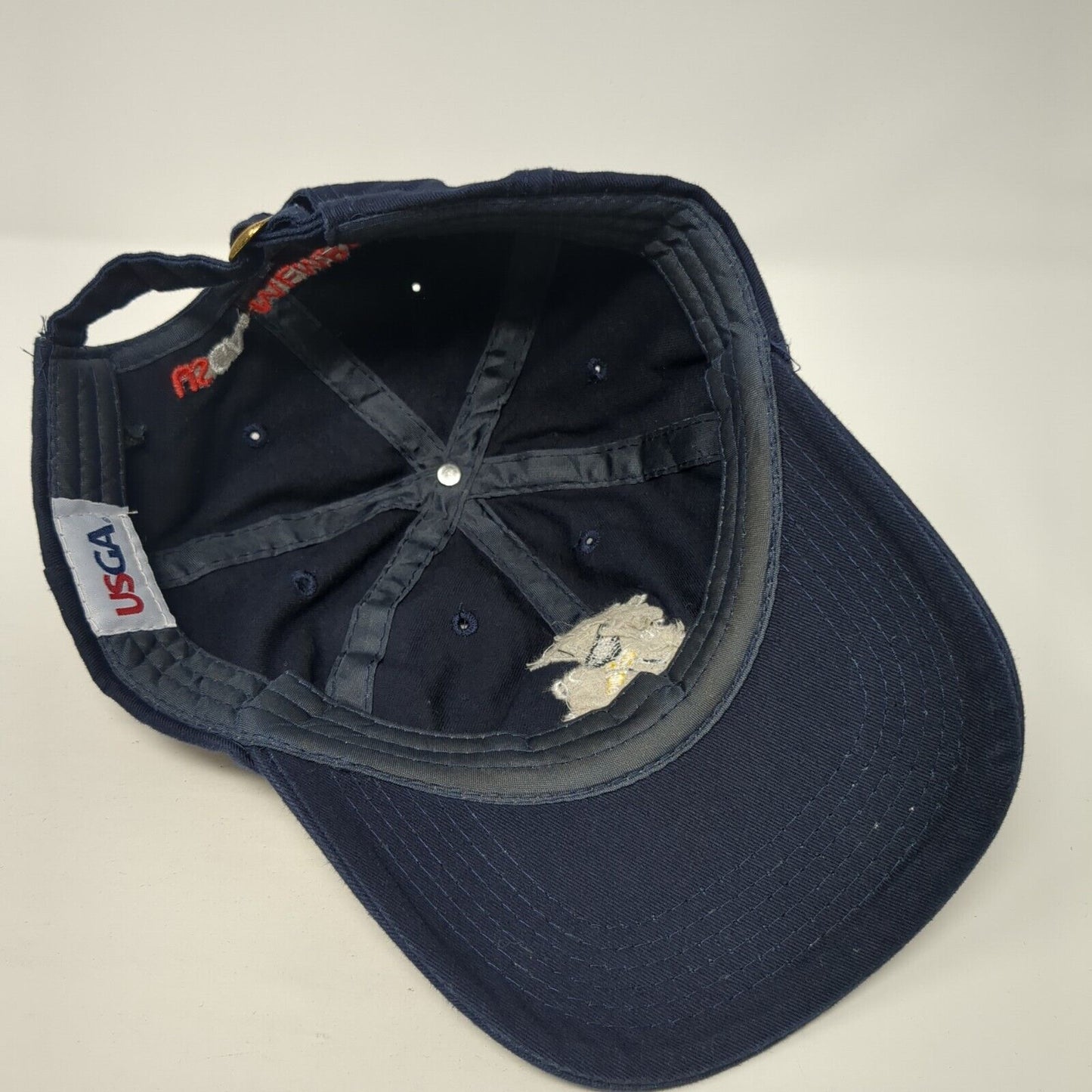 US Open 2020 Winged Foot Slideback Hat Blue One Size Adjustable USGA Member