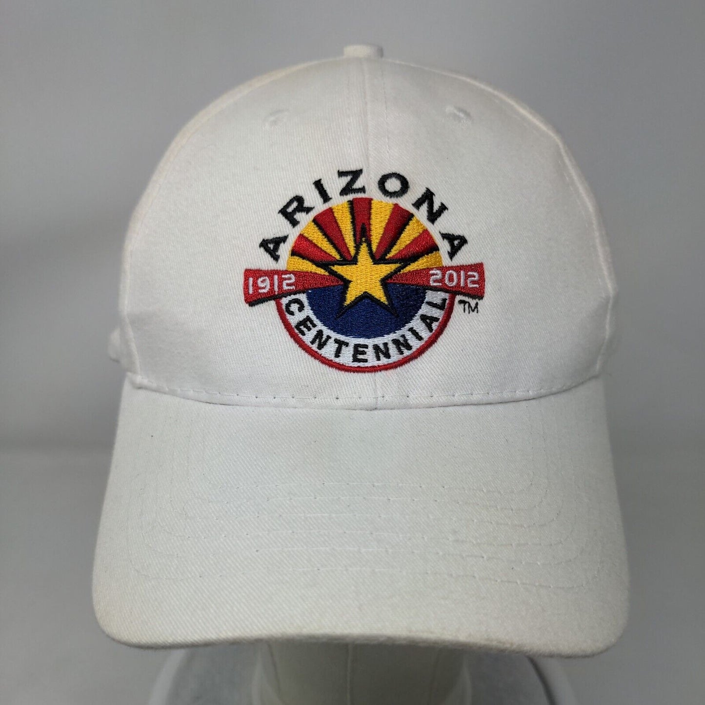 Arizona Centennial 1912-2012 Slideback Hat Cream One Size Embroidered AMC