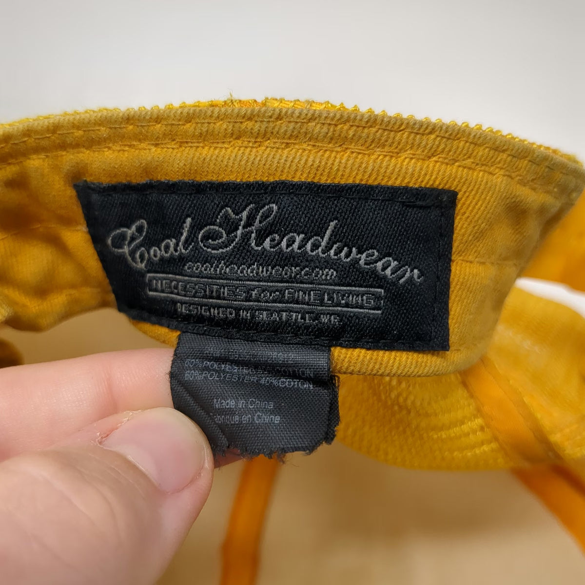 Coal NWALPINE Trucker Hat Yellow One Size Mesh Snapback Patch Seattle Headwear