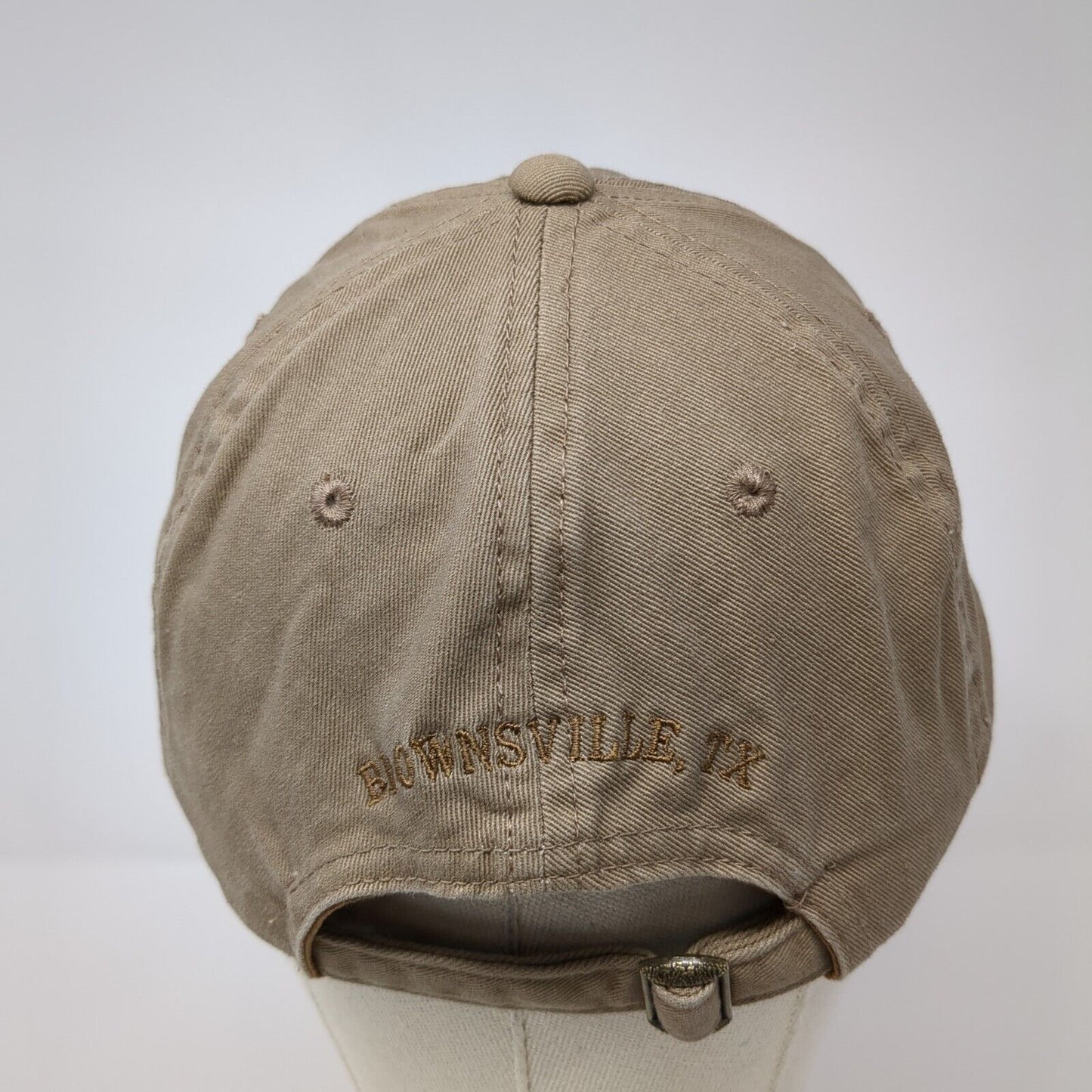 Resaca De La Palma State Park Slideback Hat Brown One Size Embroidered