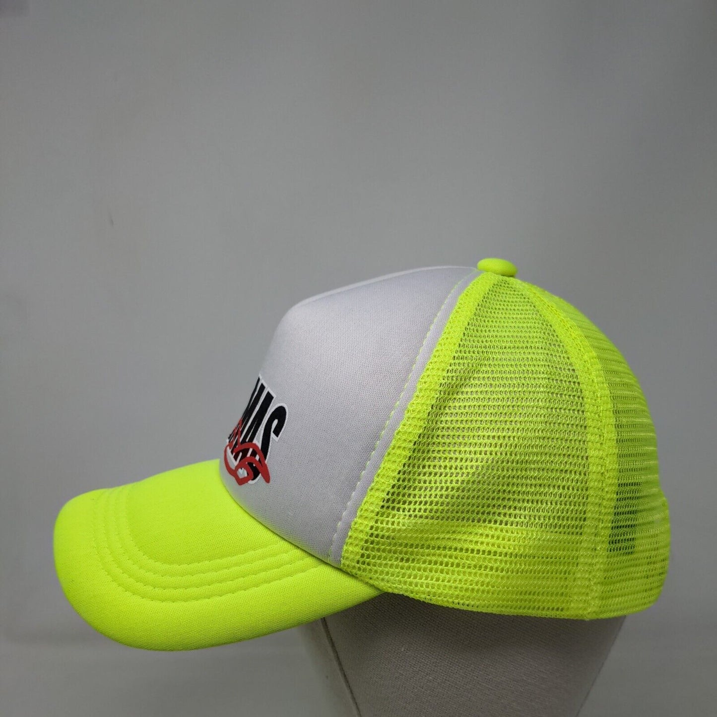 Bahamas Snapback Trucker Hat Green One Size Adjustable Mesh Back Lucky 7 USA